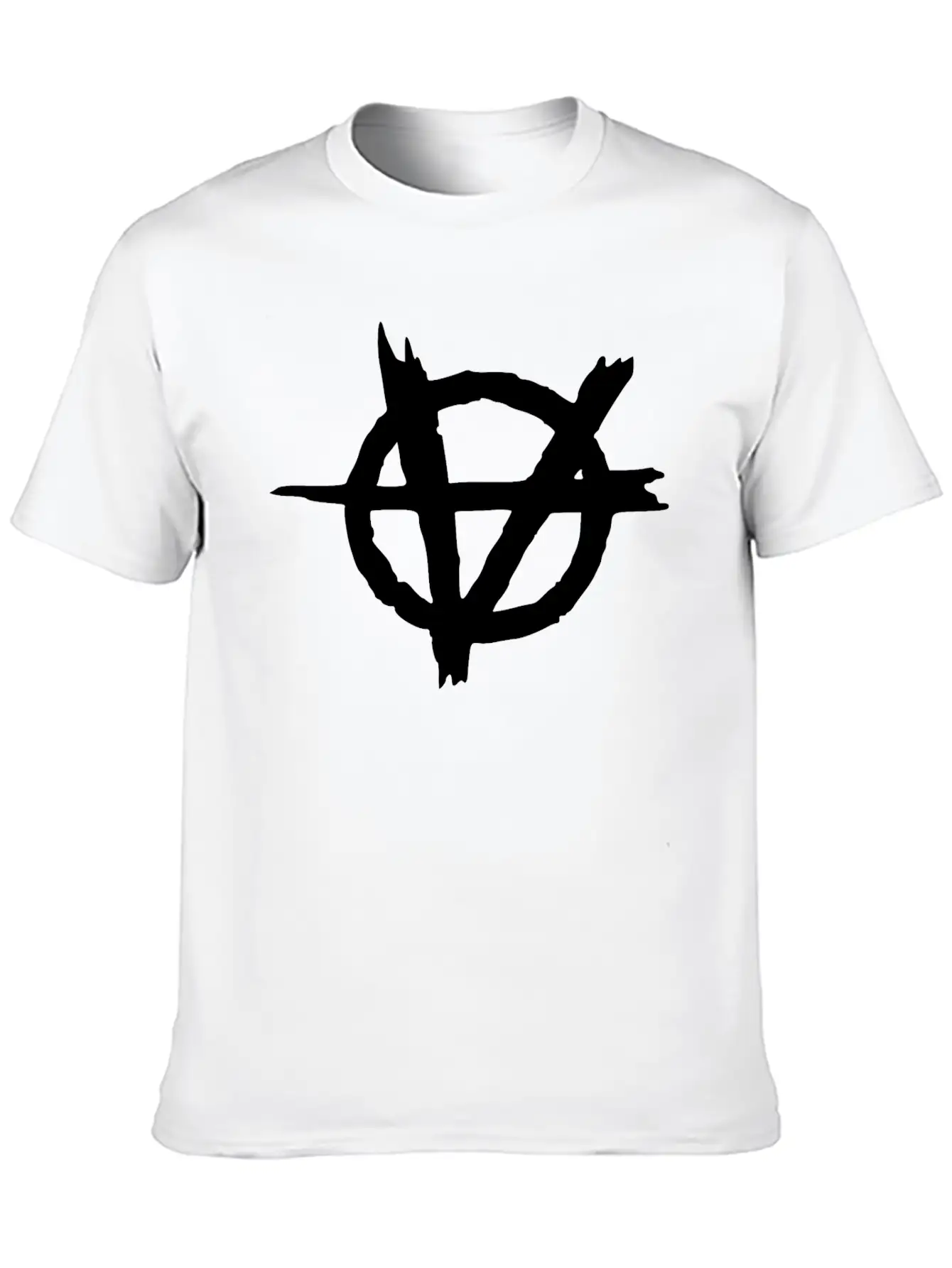ANARCHY GOTHIC LOGO Unisex Short Sleeve Soft Cotton T-Shirt – Casual Everyday Wear
