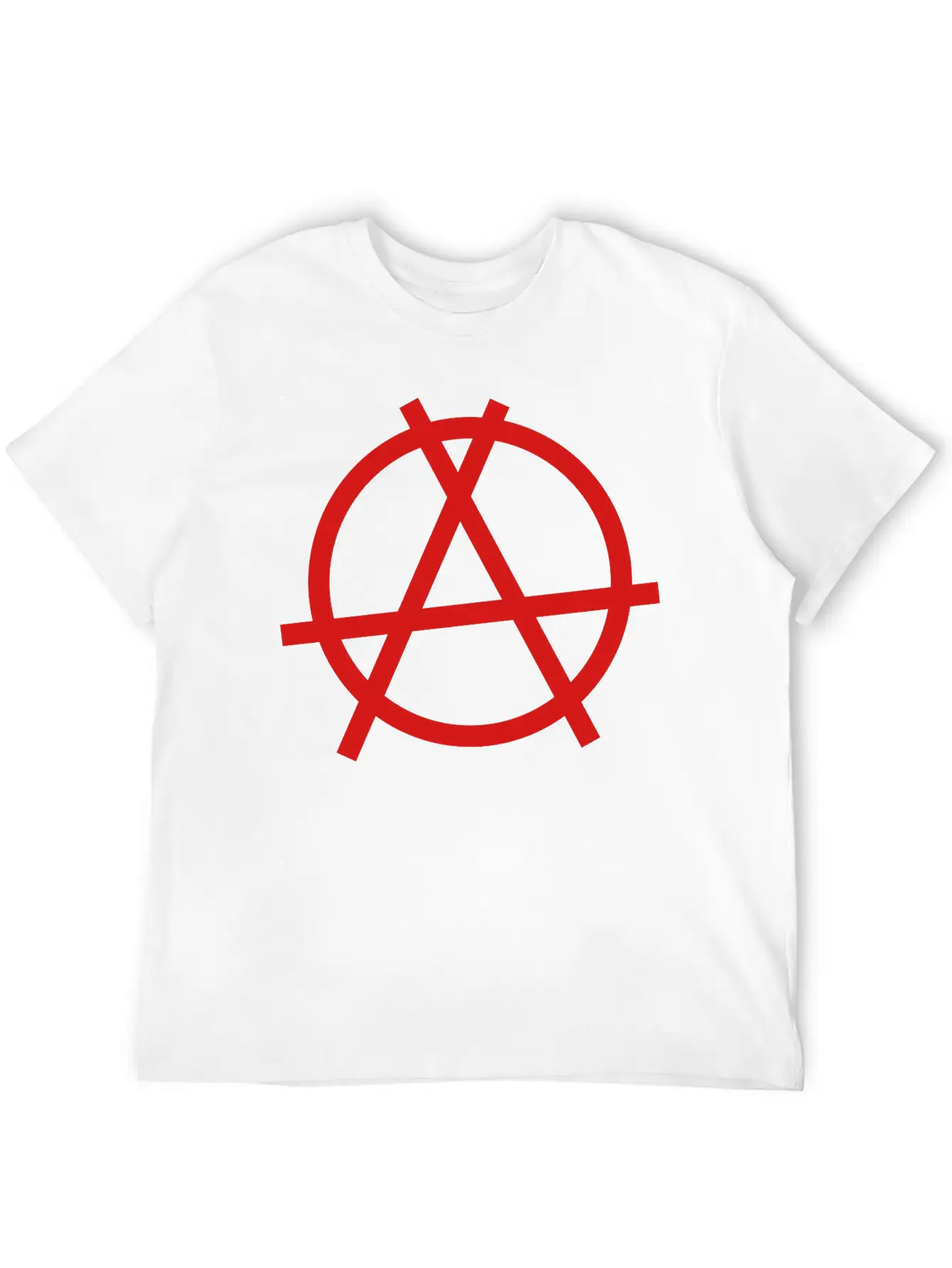 Anarchy Sign Unisex Casual T-Shirt – Clean Design For Daily Comfort