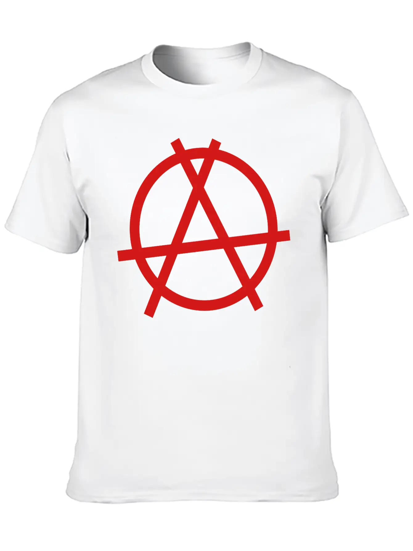 Anarchy Sign Unisex Casual T-Shirt – Clean Design For Daily Comfort