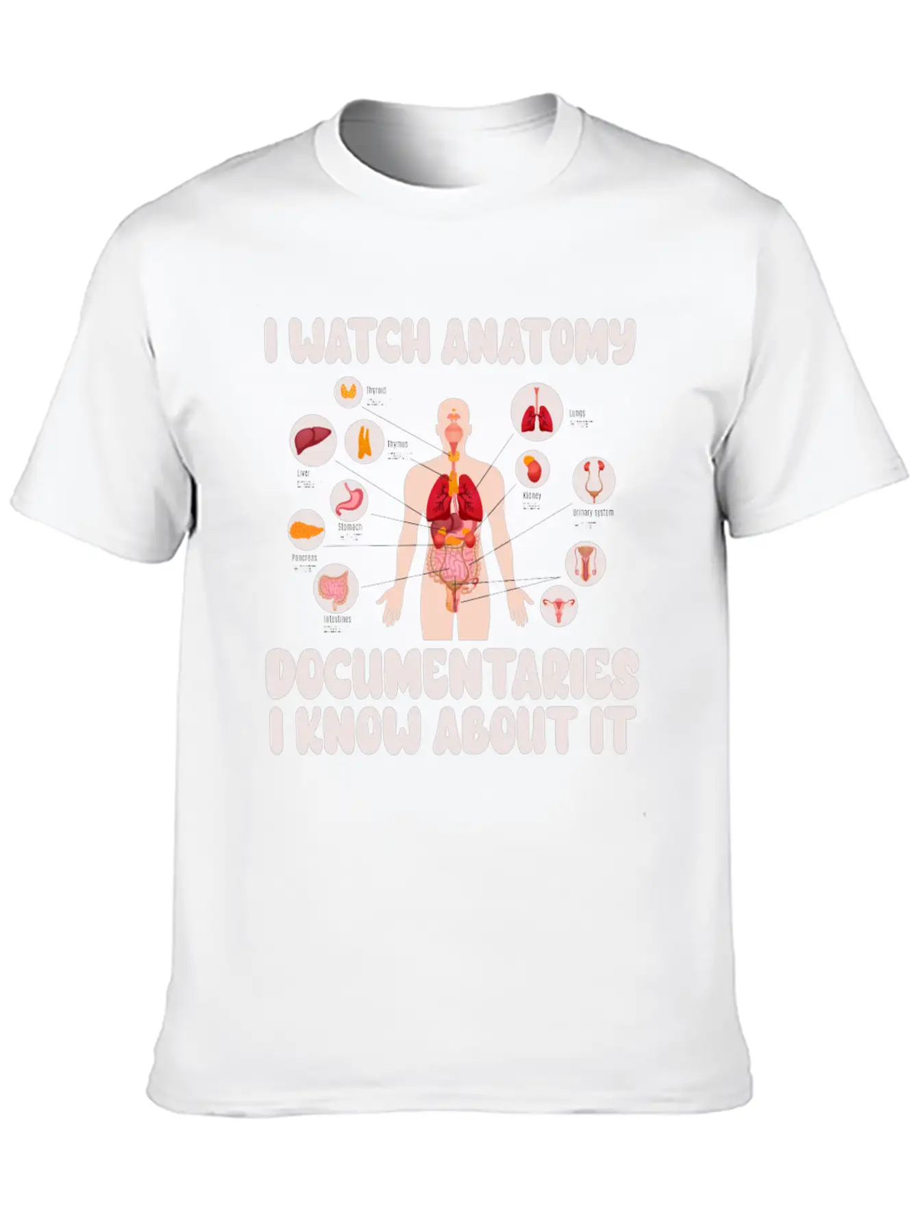 Anatomy Documentaries Medical Stylish Everyday T-Shirt – Unisex Basic Cotton Tee