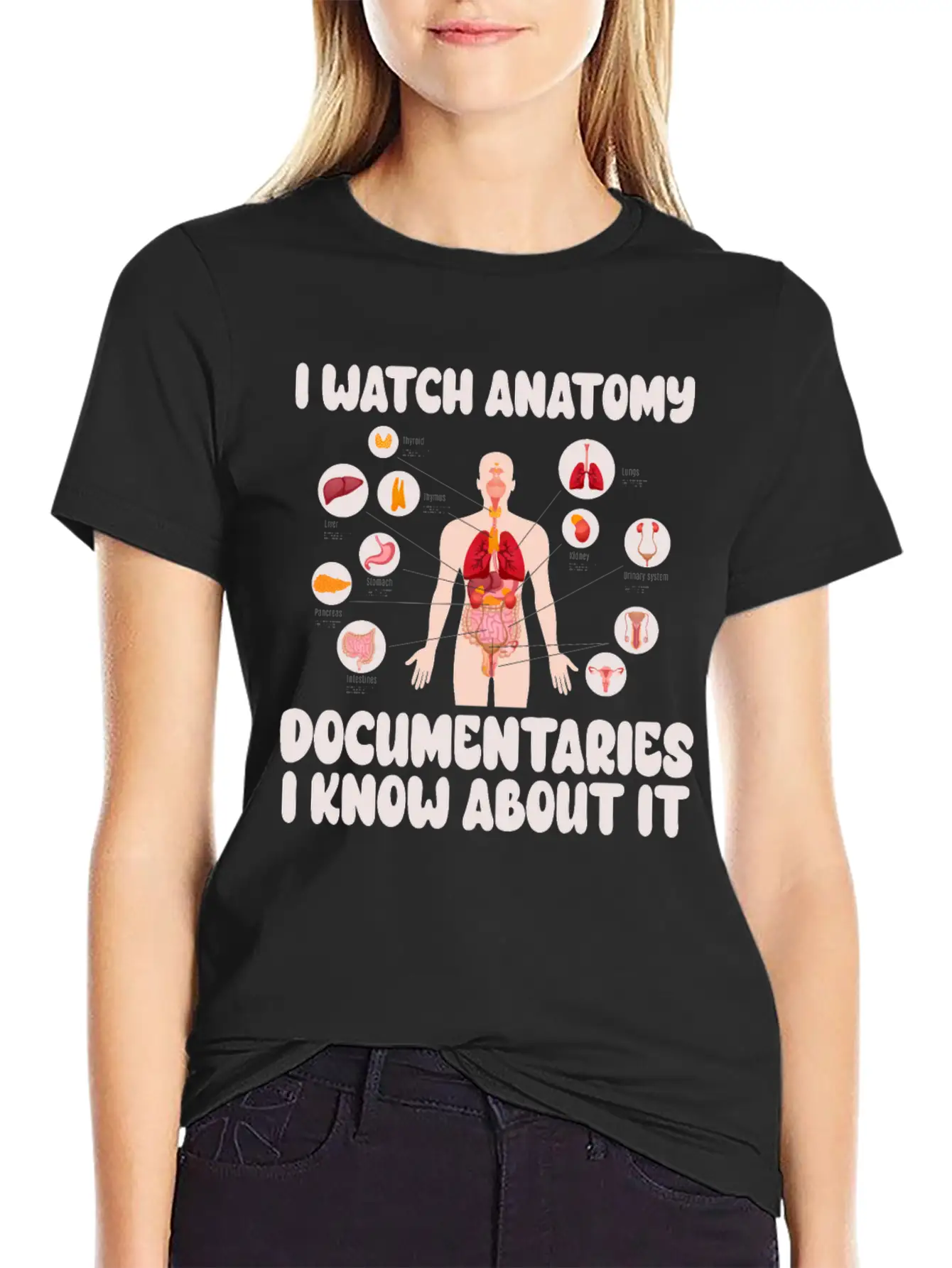 Anatomy Documentaries Medical Stylish Everyday T-Shirt – Unisex Basic Cotton Tee