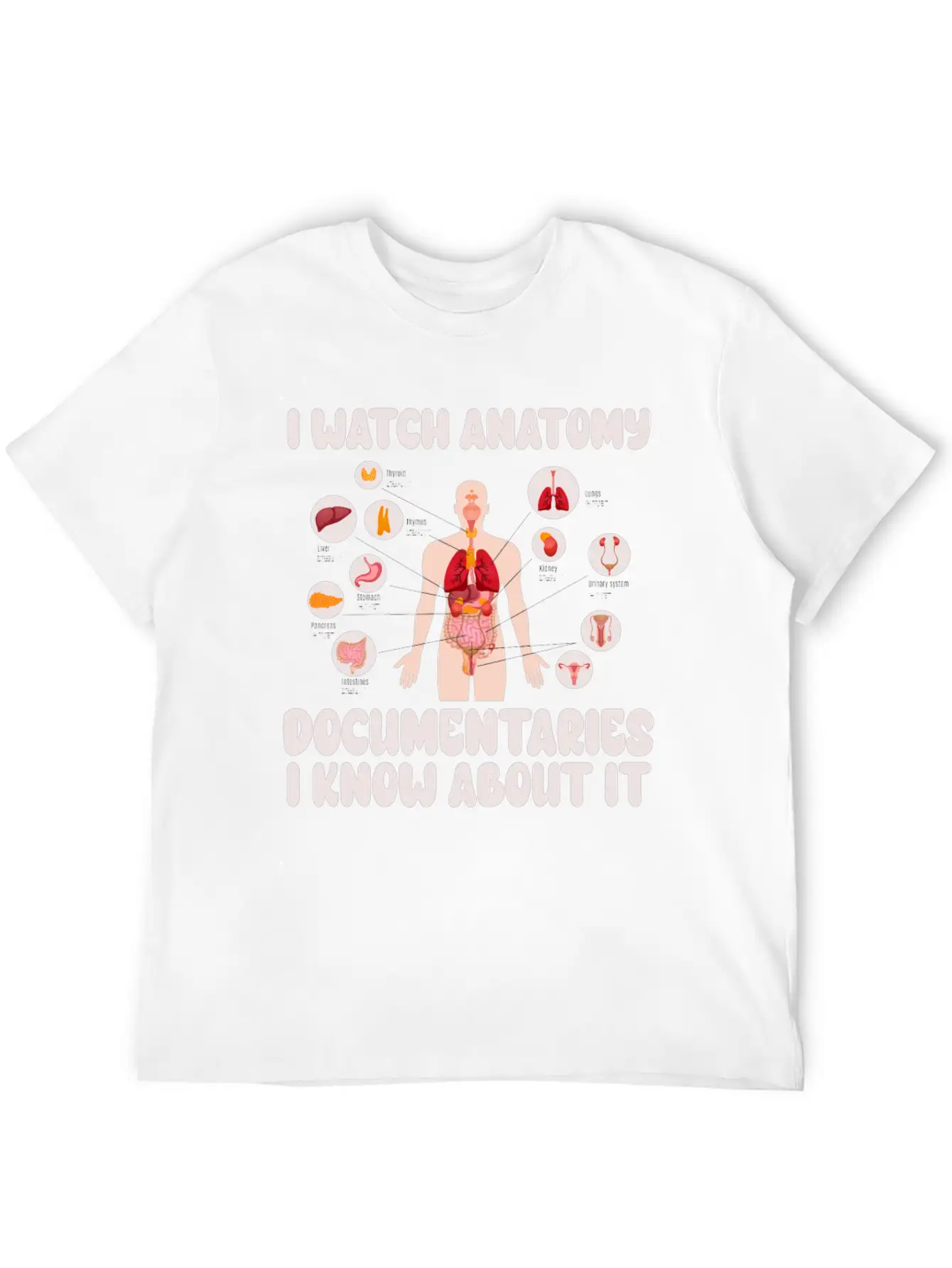 Anatomy Documentaries Medical Stylish Everyday T-Shirt – Unisex Basic Cotton Tee