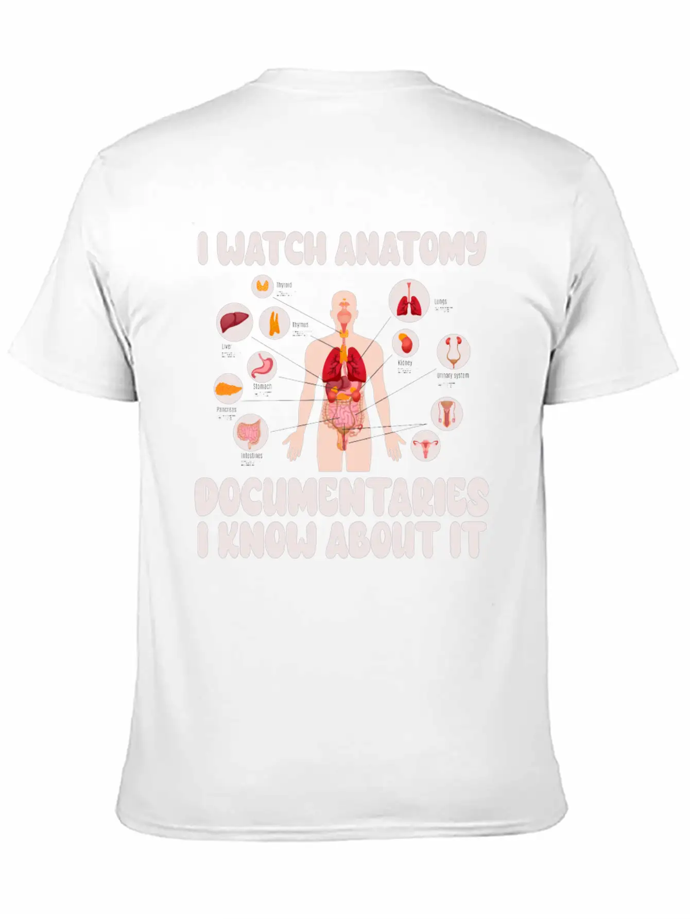 Anatomy Documentaries Medical Stylish Everyday T-Shirt – Unisex Basic Cotton Tee