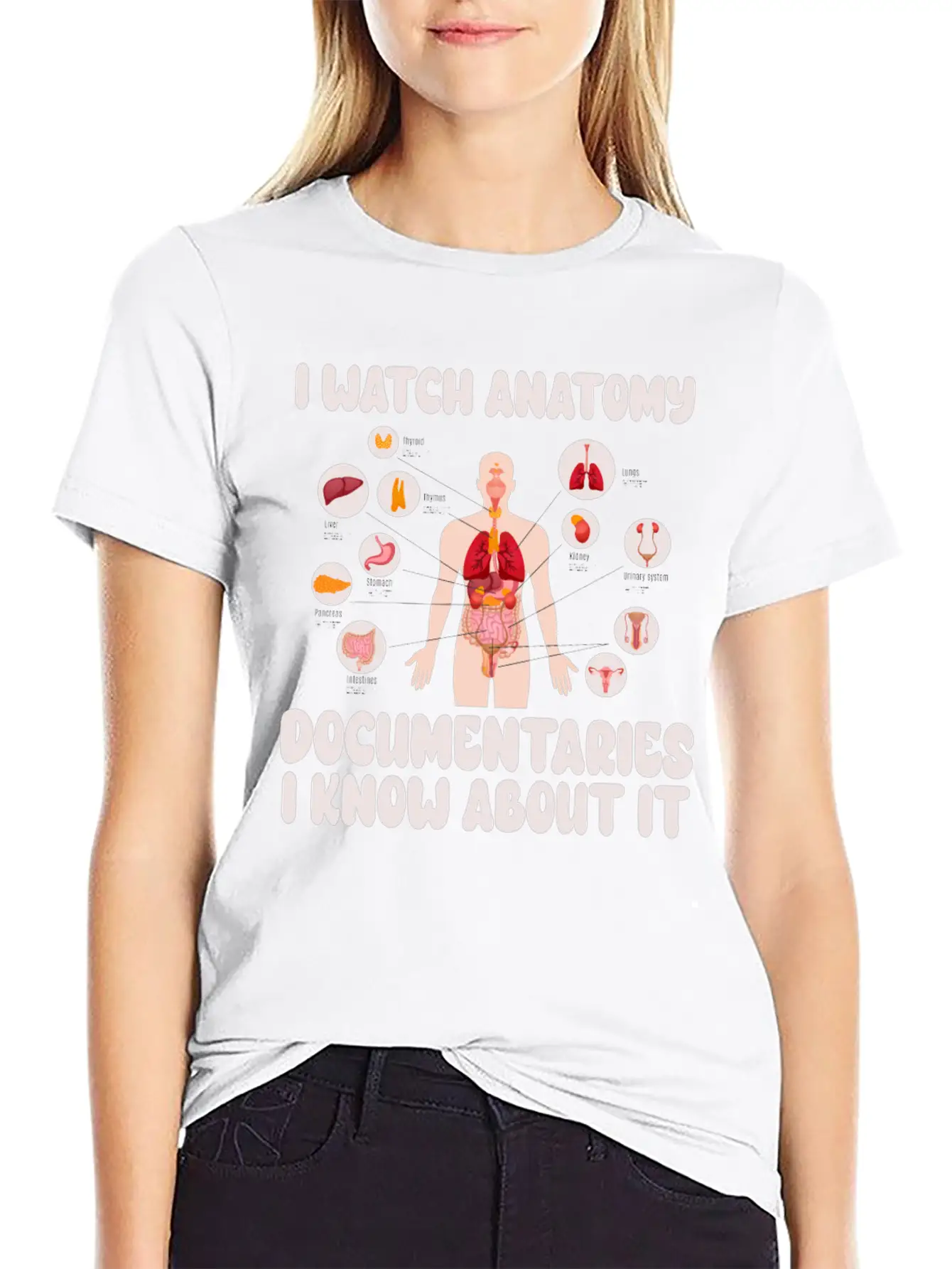 Anatomy Documentaries Medical Stylish Everyday T-Shirt – Unisex Basic Cotton Tee