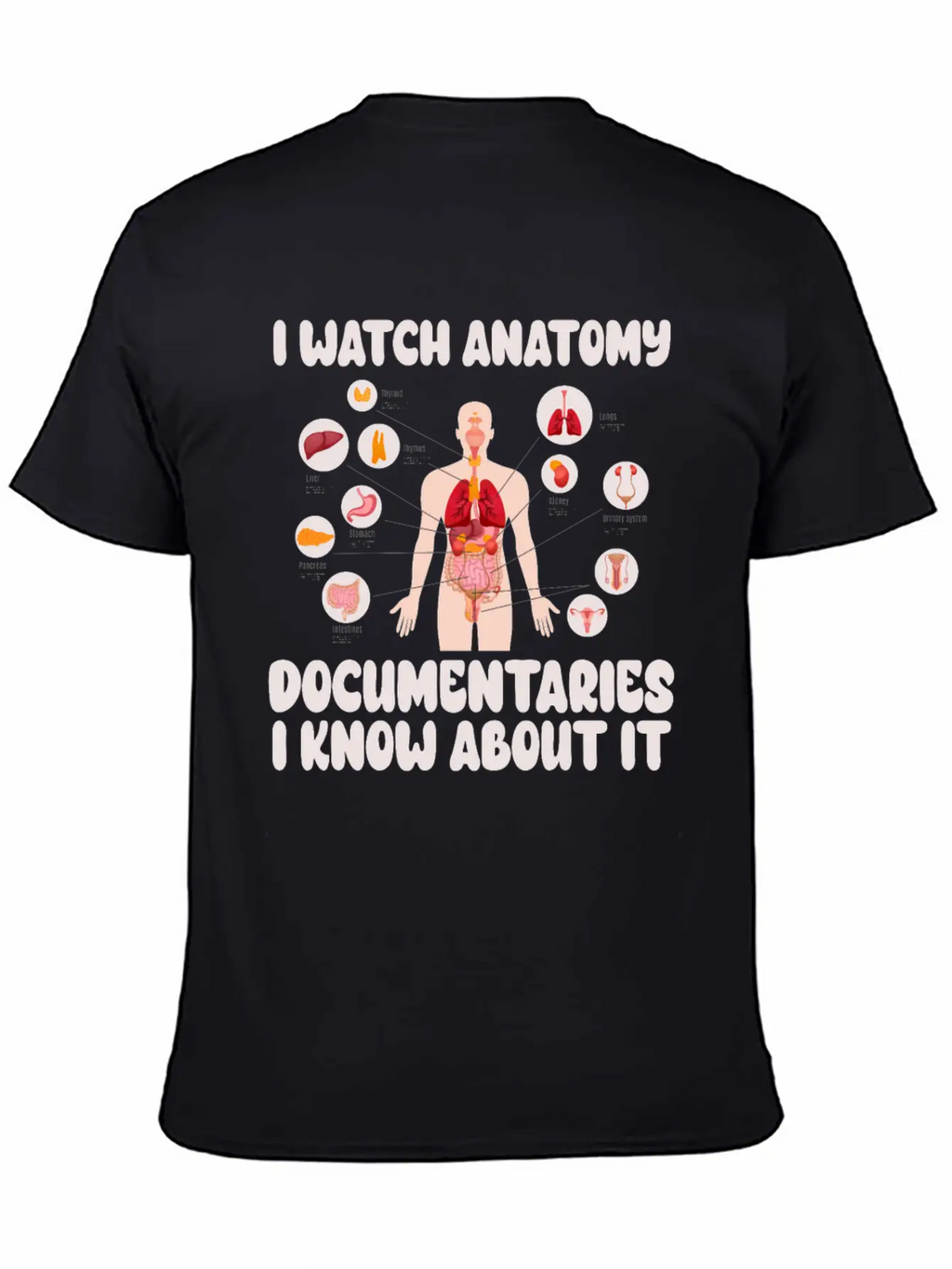 Anatomy Documentaries Medical Stylish Everyday T-Shirt – Unisex Basic Cotton Tee