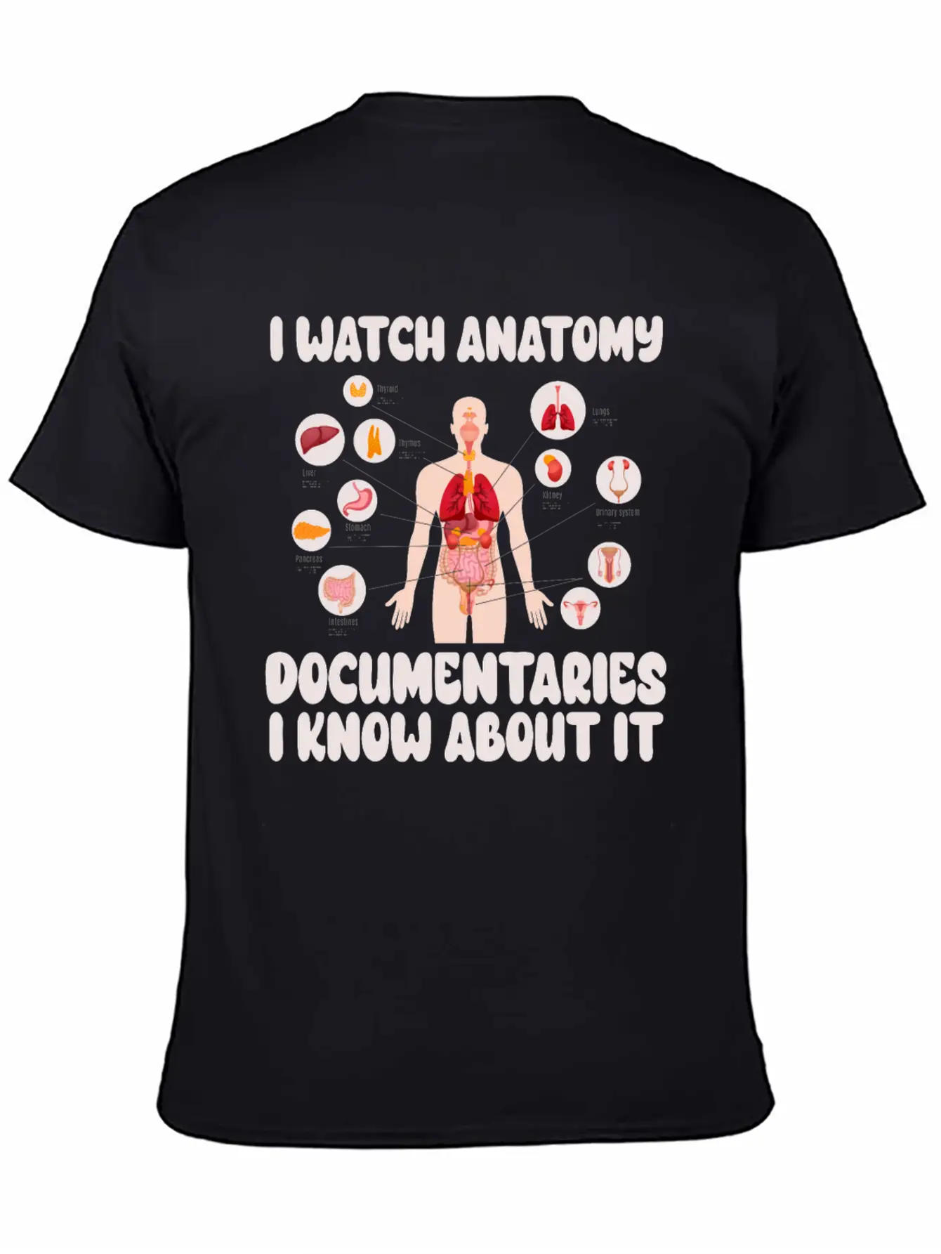 Anatomy Documentaries Medical Stylish Everyday T-Shirt – Unisex Basic Cotton Tee