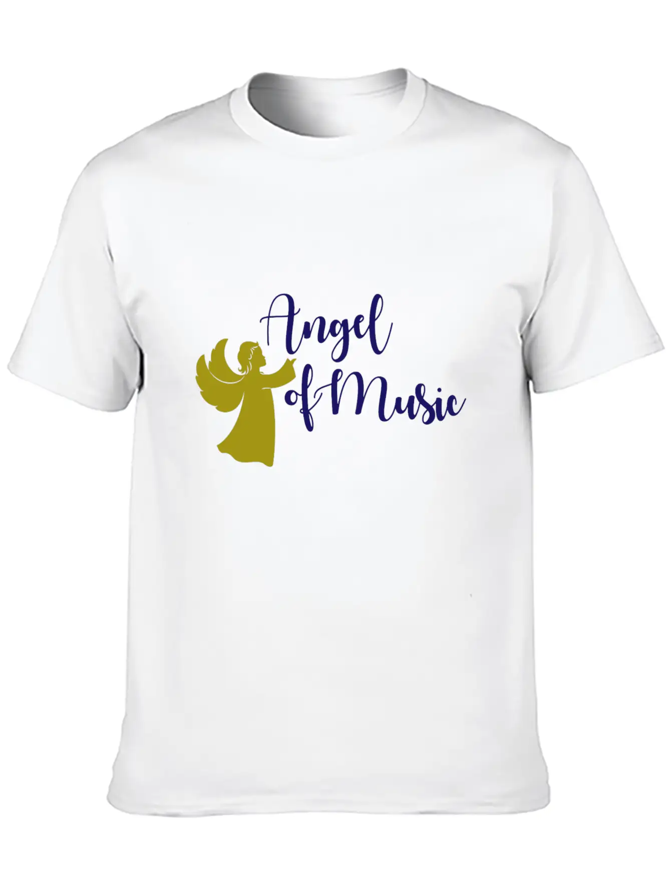 Angel Of Music Music Musician Classic Fit Graphic Tee For Daily Comfort – Unisex Cotton Shirt