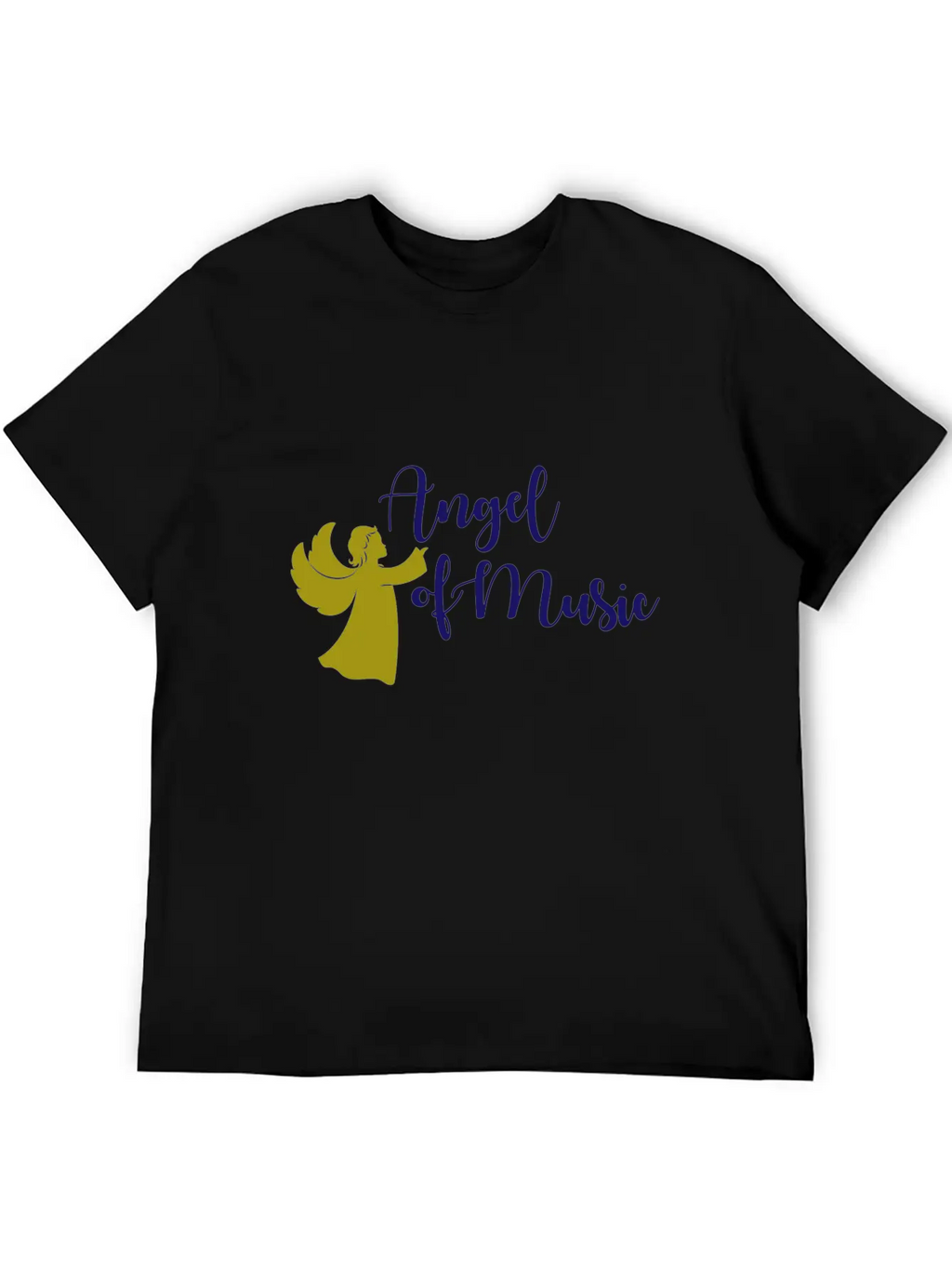 Angel Of Music Music Musician Classic Fit Graphic Tee For Daily Comfort – Unisex Cotton Shirt