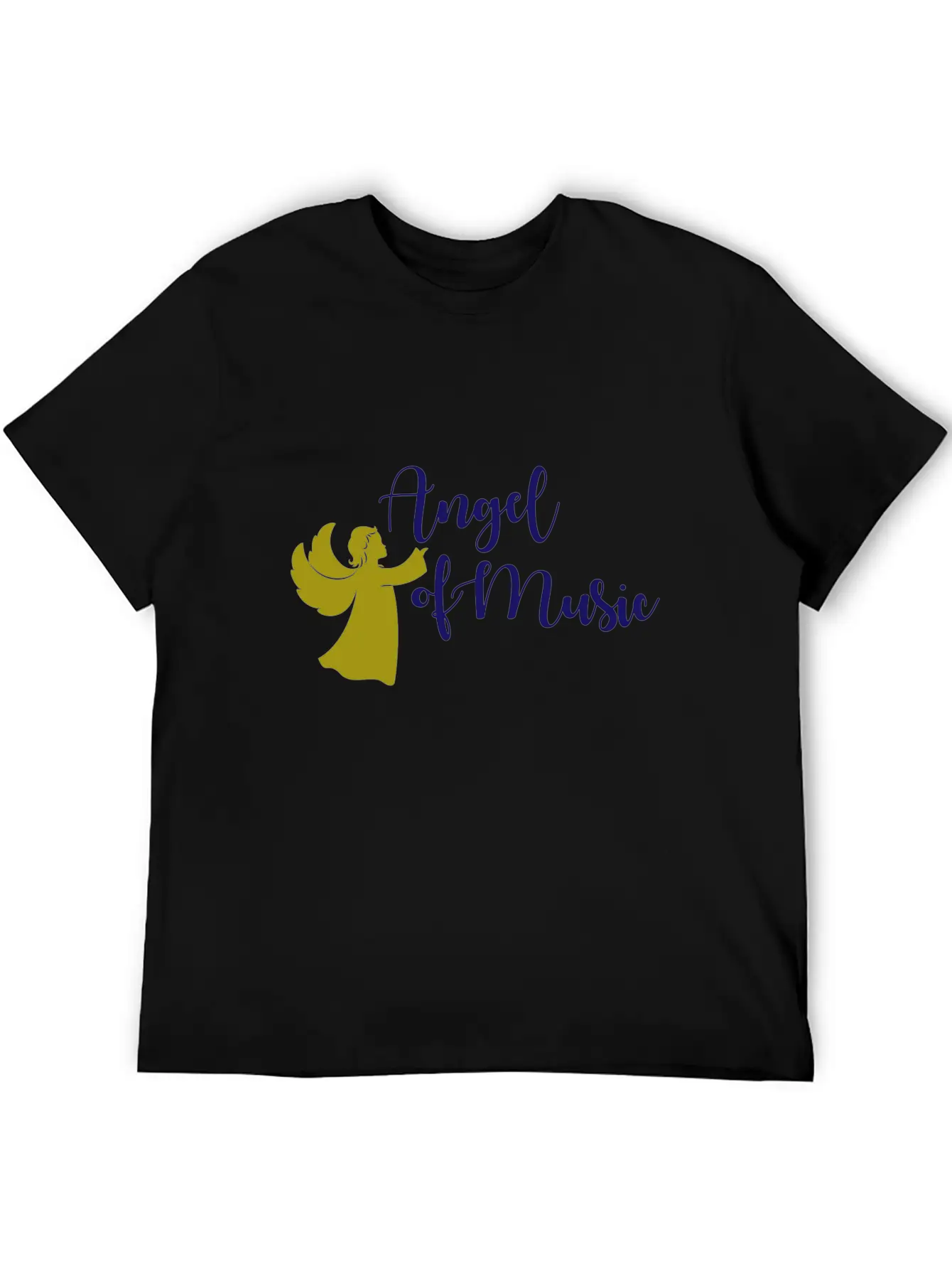 Angel Of Music Music Musician Classic Fit Graphic Tee For Daily Comfort – Unisex Cotton Shirt