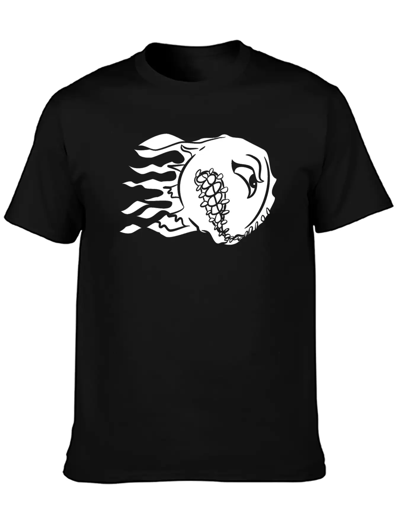 Angry Baseball - Fast Fitch - Fast Ball - White Essential Cotton Tee For Daily Outfits – Unisex Style