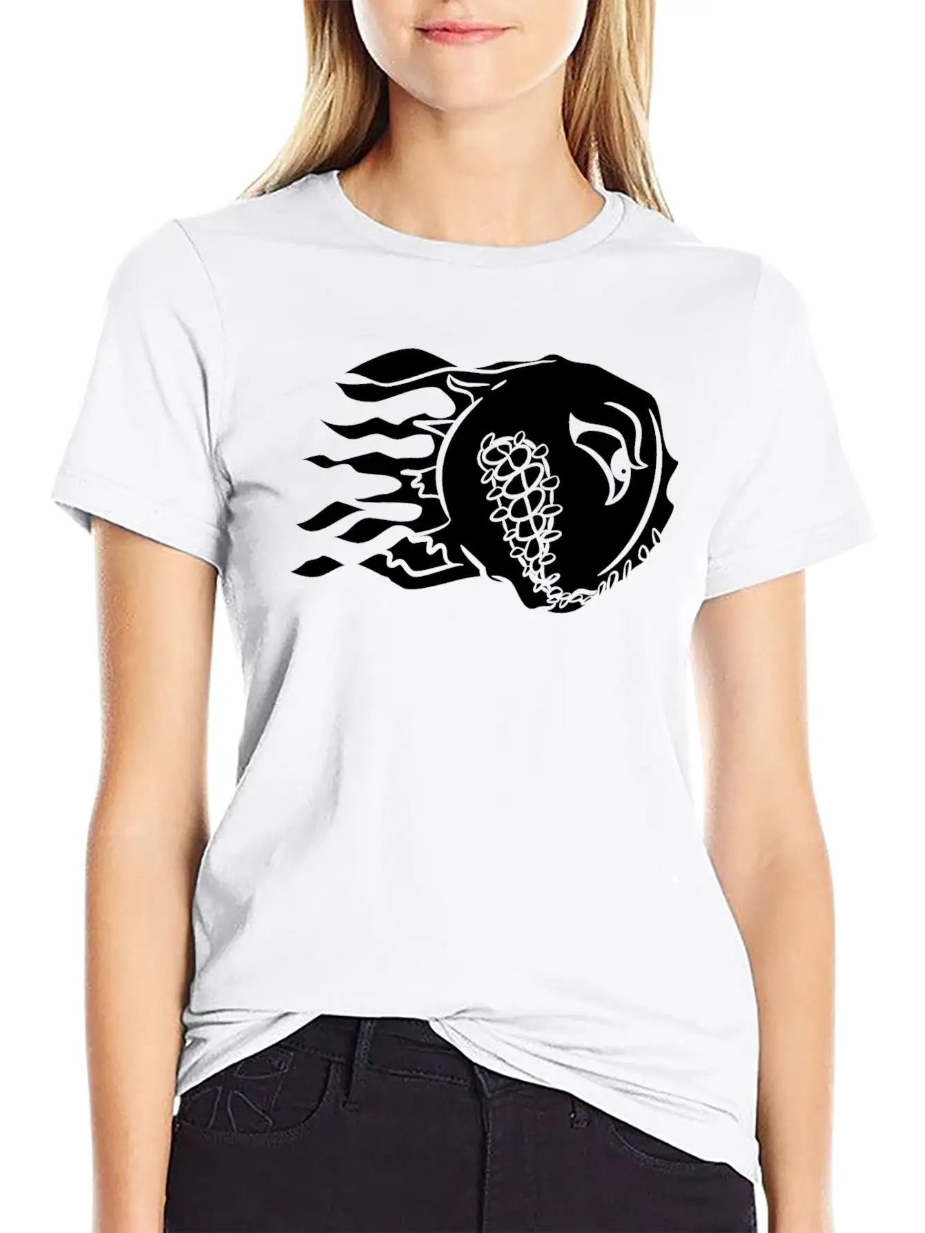 Angry Baseball - Fast Fitch - Fast Ball - White Essential Cotton Tee For Daily Outfits – Unisex Style