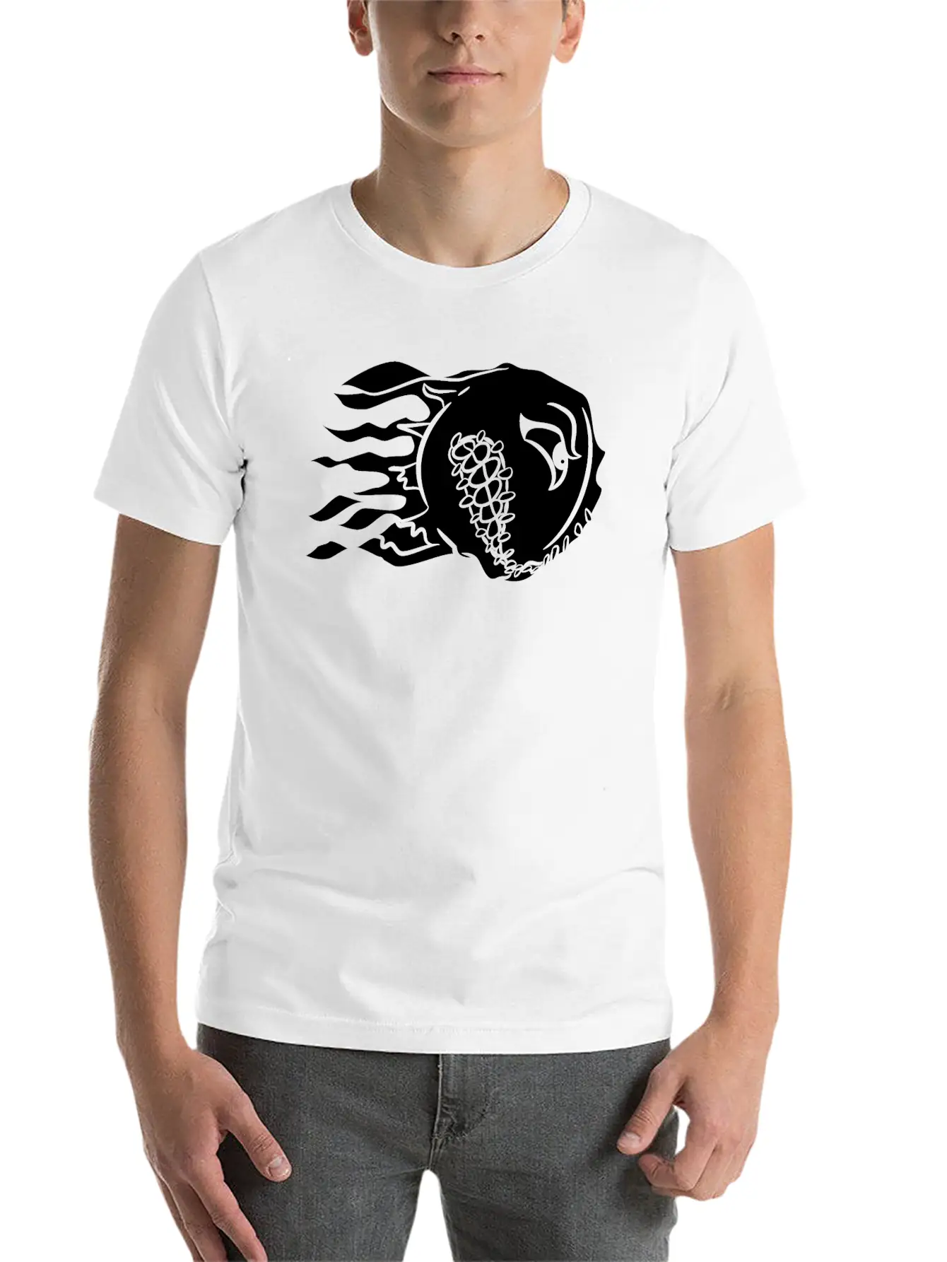 Angry Baseball - Fast Fitch - Fast Ball - White Essential Cotton Tee For Daily Outfits – Unisex Style