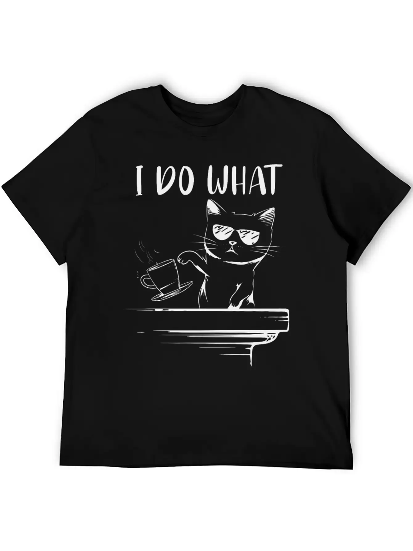 Angry Cat Essential Cotton Tee For Daily Outfits – Unisex Style