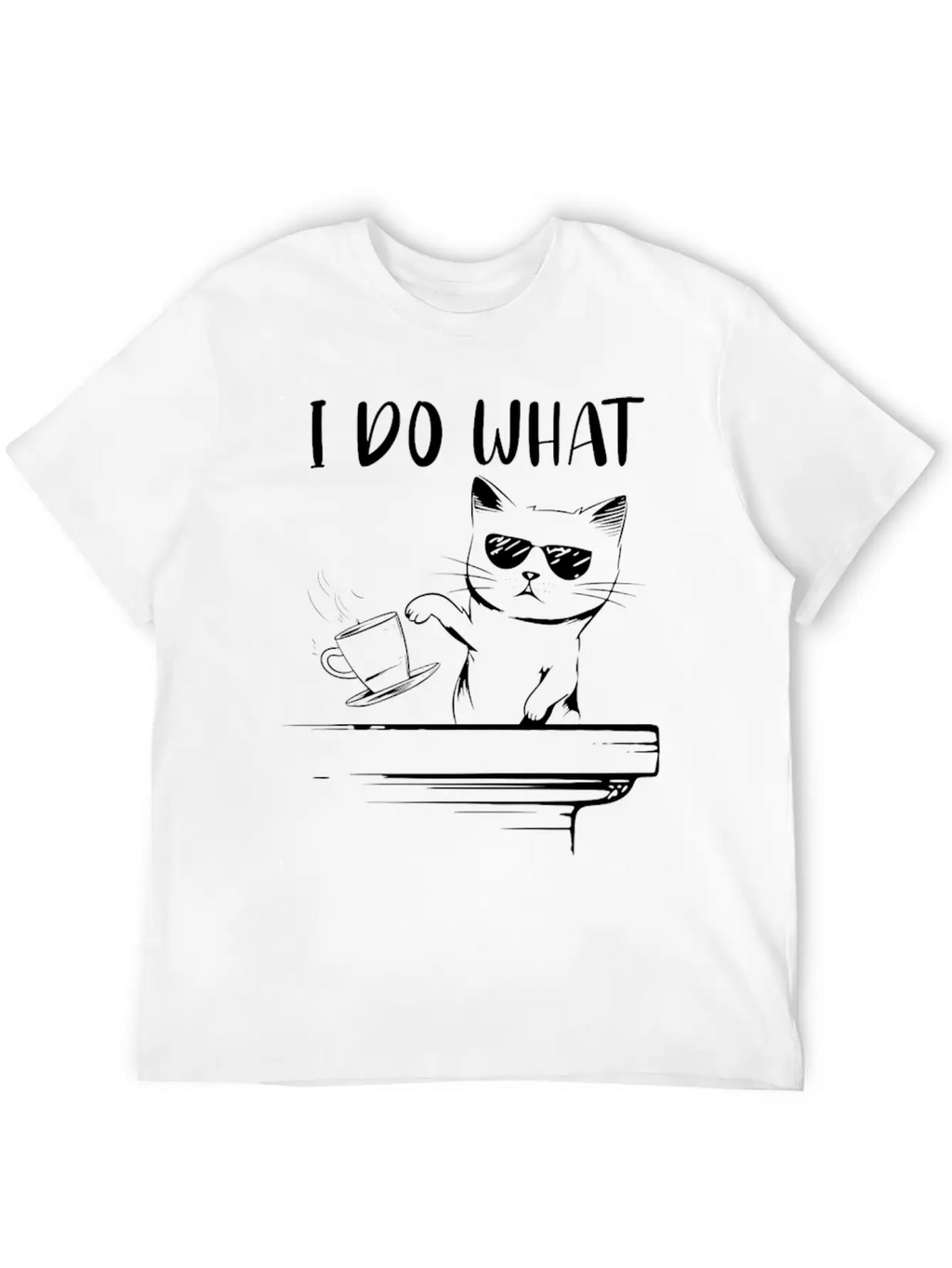 Angry Cat Essential Cotton Tee For Daily Outfits – Unisex Style