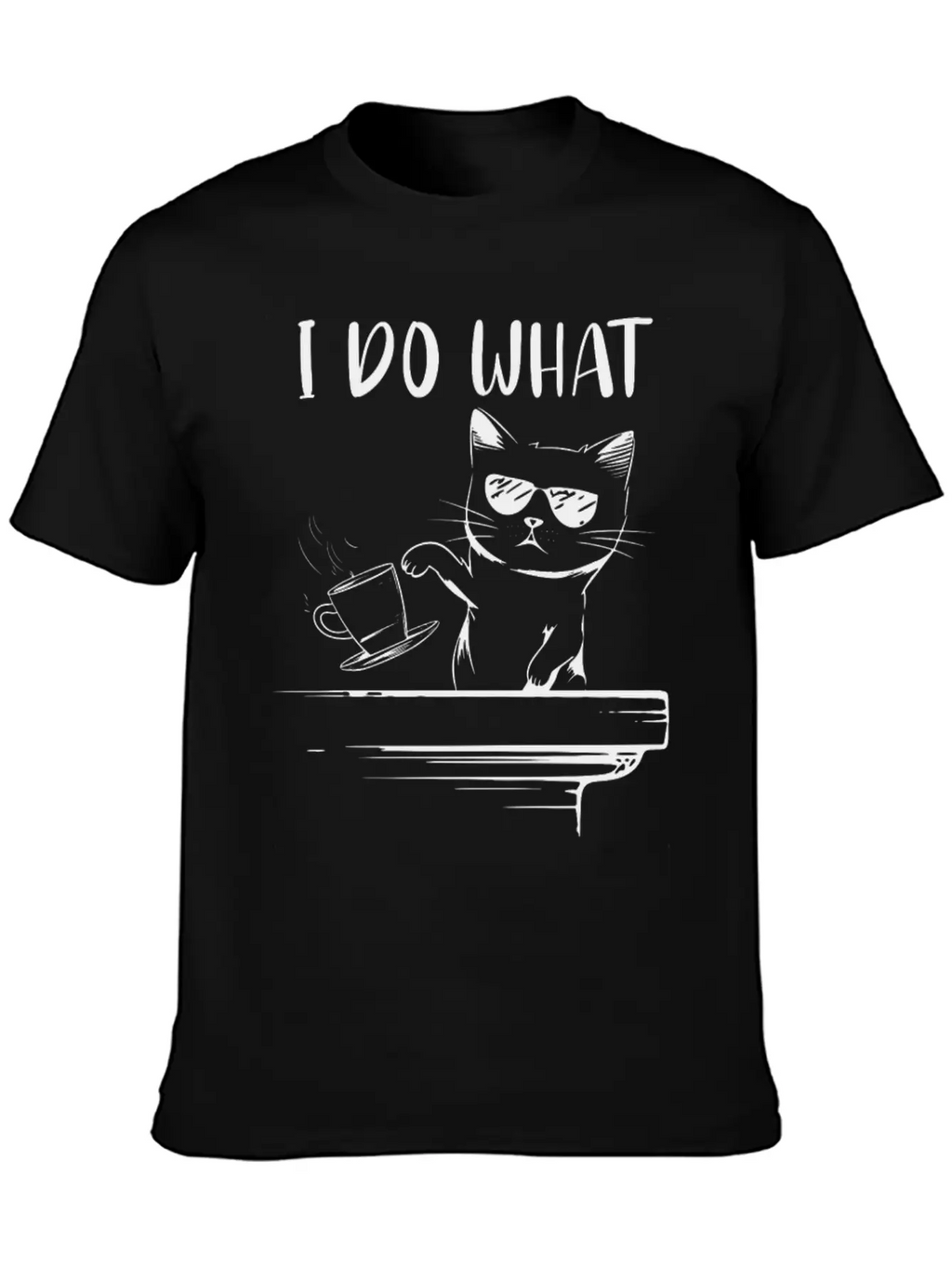 Angry Cat Essential Cotton Tee For Daily Outfits – Unisex Style