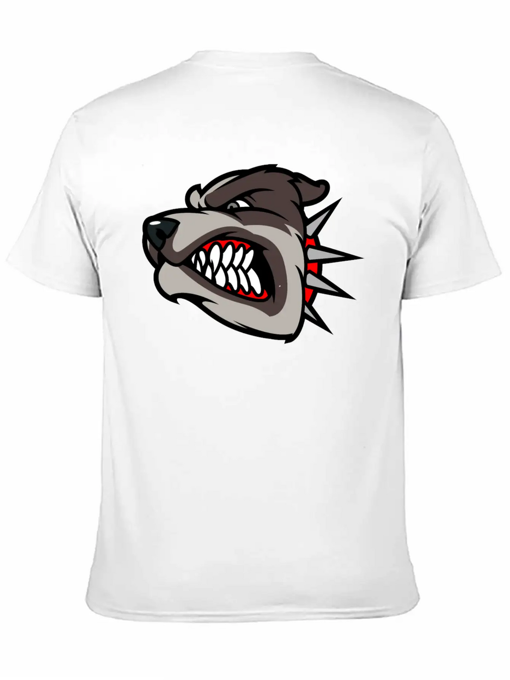 Angry_dog Unisex Casual T-Shirt – Clean Design For Daily Comfort