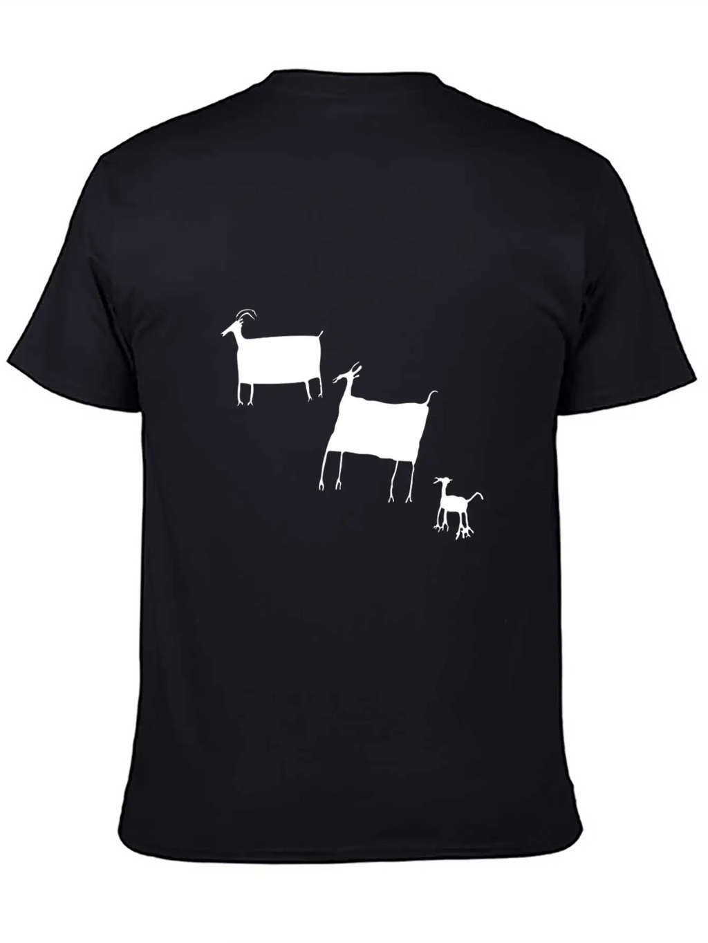 Animal Cave Art Tribal Art Tribe Floral Paleo Essential Cotton Tee For Daily Outfits – Unisex Style