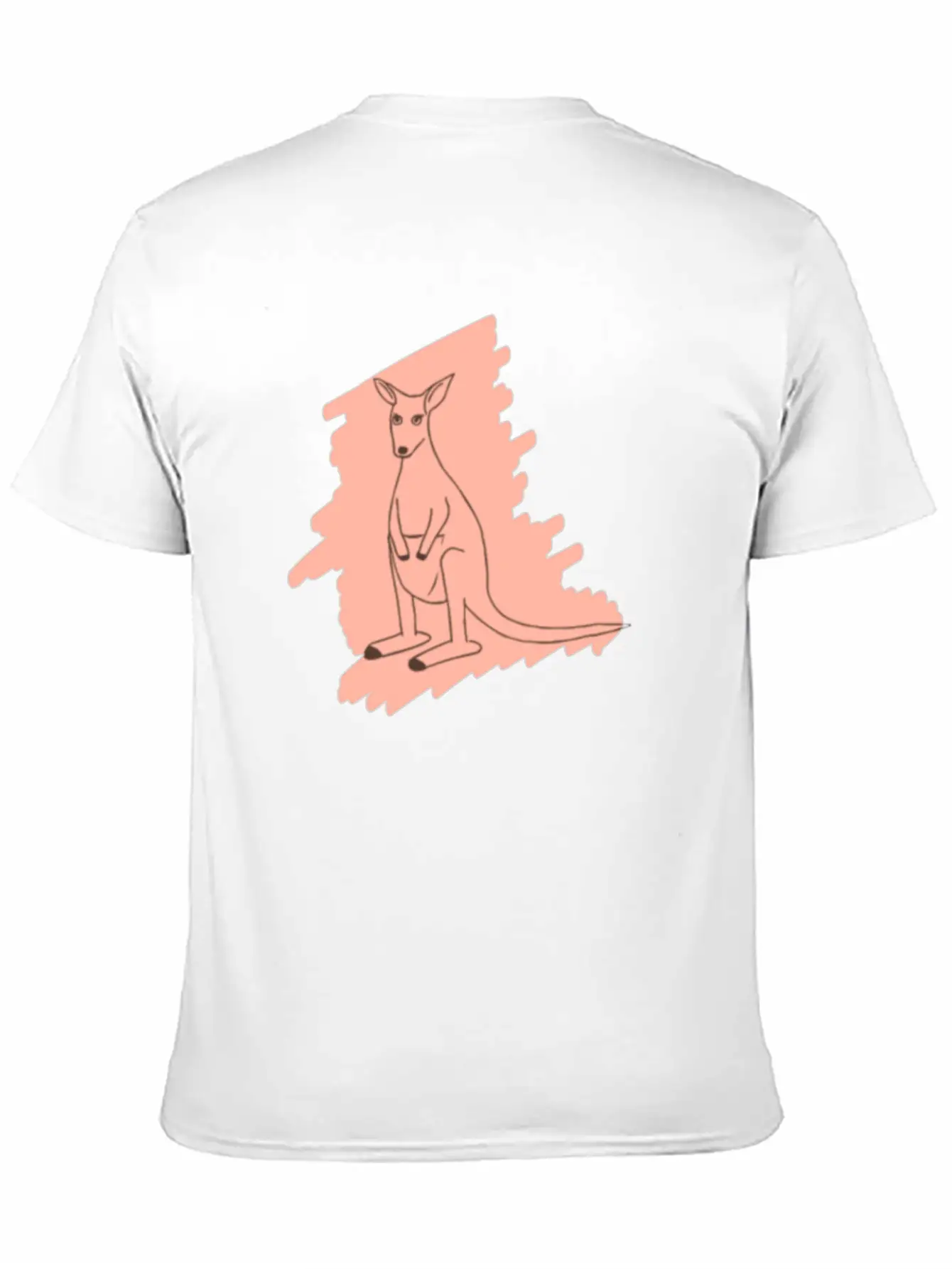 Animal Kangaroo Unisex Casual T-Shirt – Clean Design For Daily Comfort