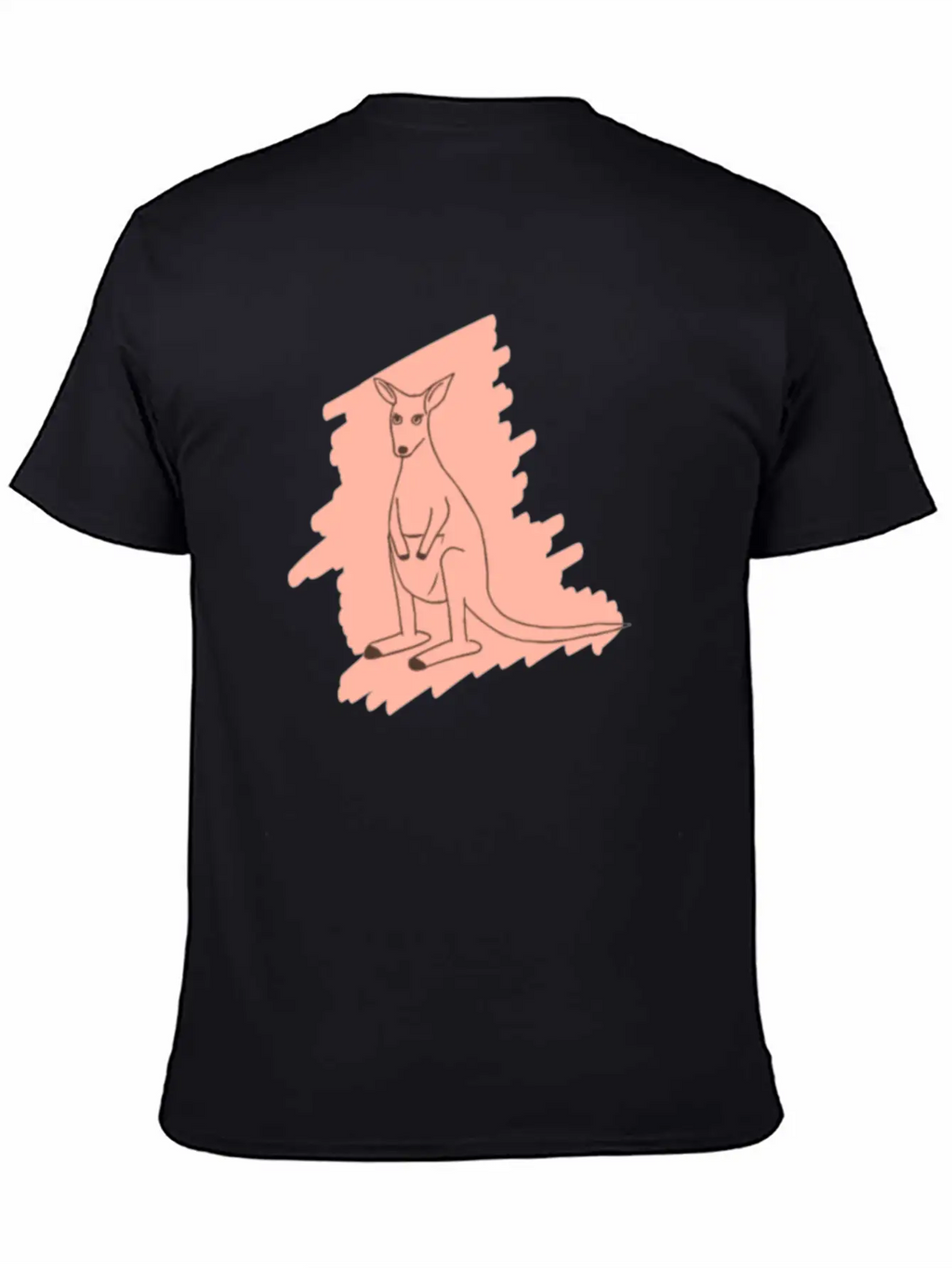 Animal Kangaroo Unisex Casual T-Shirt – Clean Design For Daily Comfort