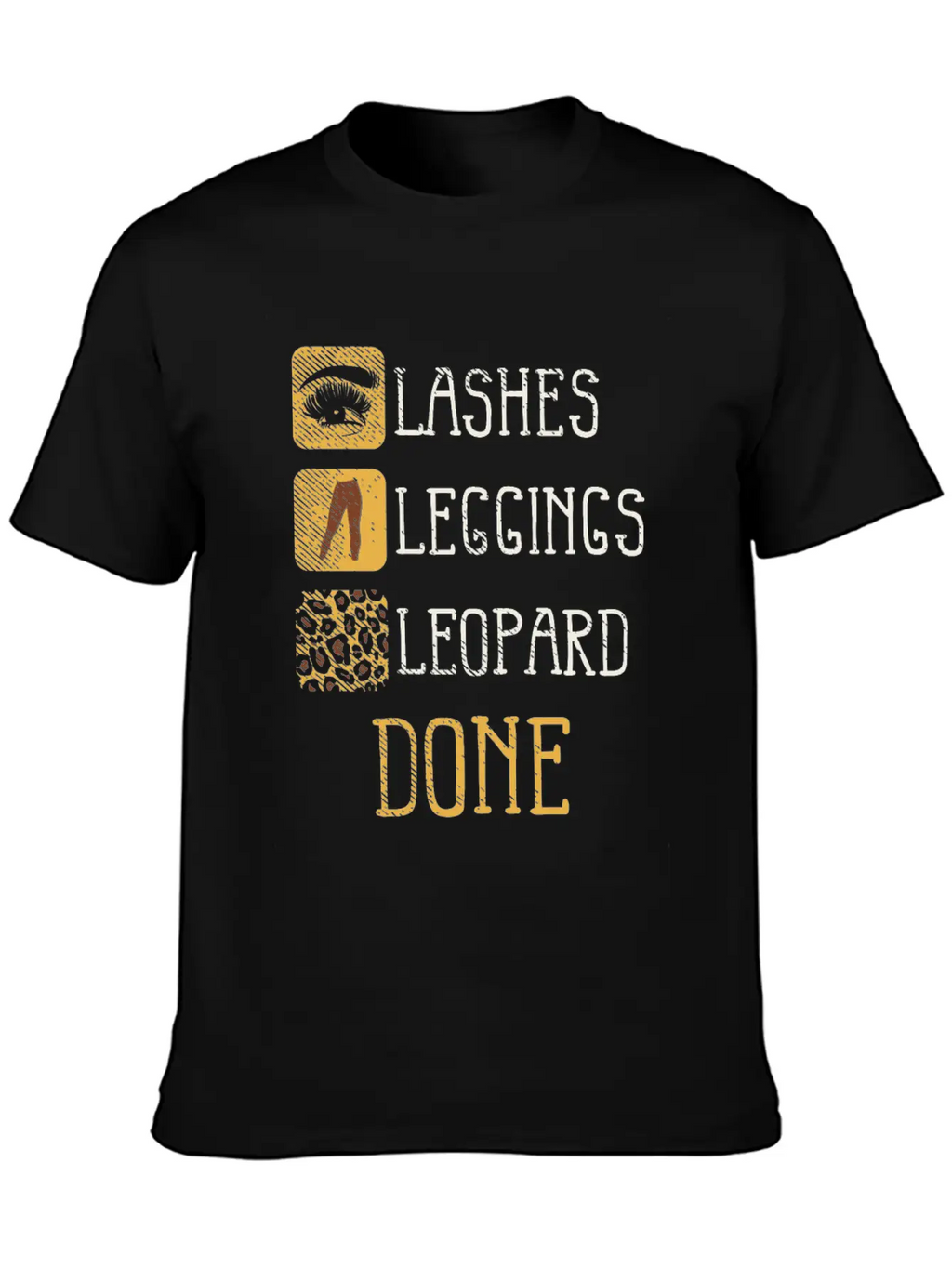 Animal Print Makeup Beauty - Lashes And Leopard Unisex Casual T-Shirt – Clean Design For Daily Comfort