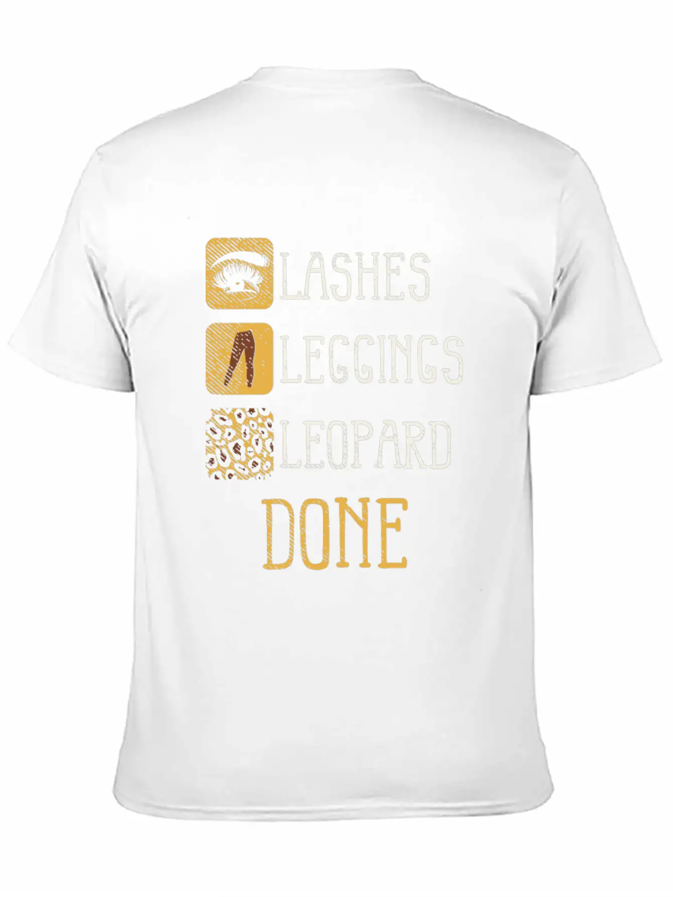 Animal Print Makeup Beauty - Lashes And Leopard Unisex Casual T-Shirt – Clean Design For Daily Comfort