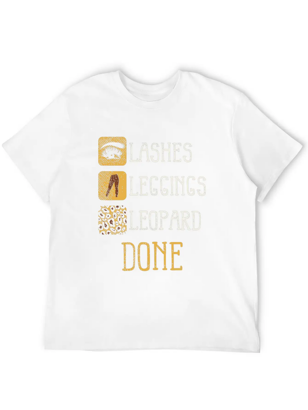 Animal Print Makeup Beauty - Lashes And Leopard Unisex Casual T-Shirt – Clean Design For Daily Comfort