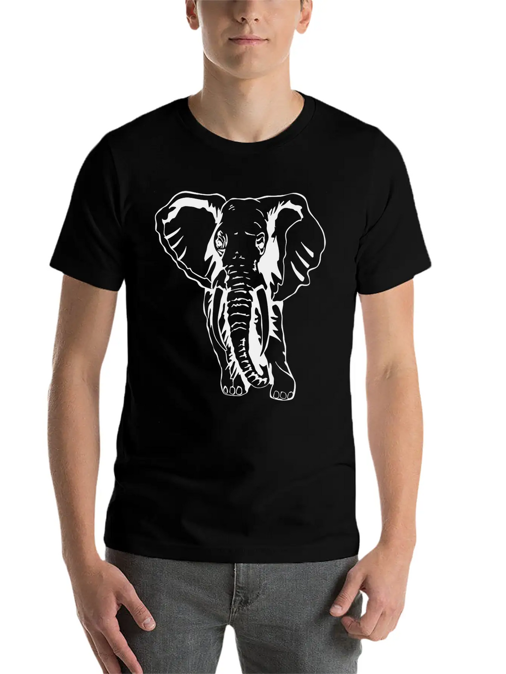 Animals Safari Elephant Bundle. Unisex Casual T-Shirt – Clean Design For Daily Comfort