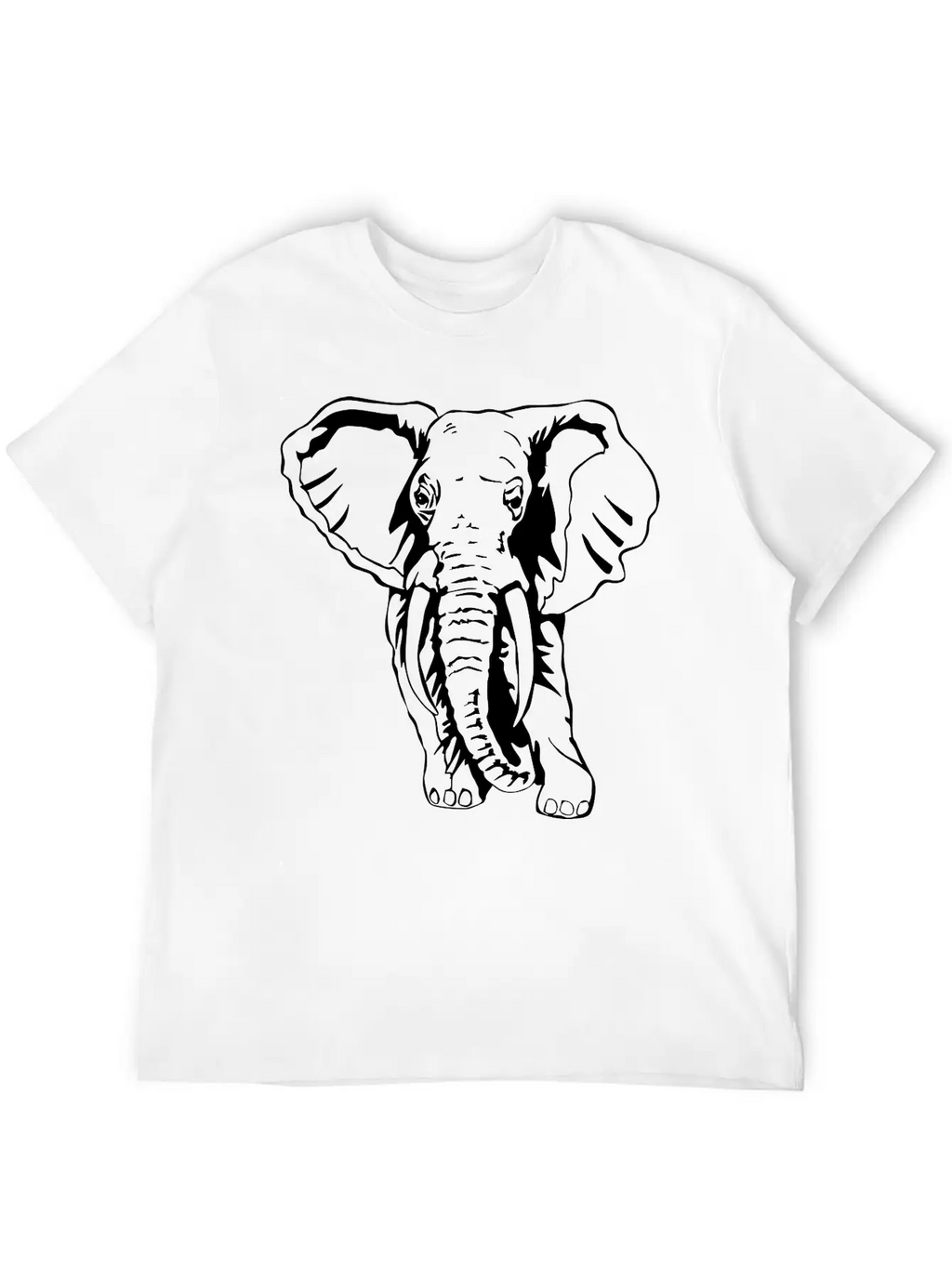 Animals Safari Elephant Bundle. Unisex Casual T-Shirt – Clean Design For Daily Comfort