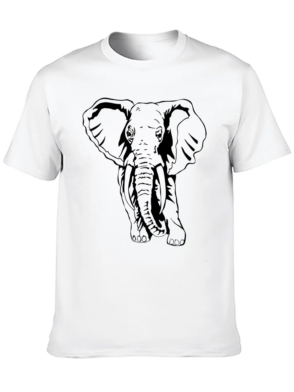 Animals Safari Elephant Bundle. Unisex Casual T-Shirt – Clean Design For Daily Comfort