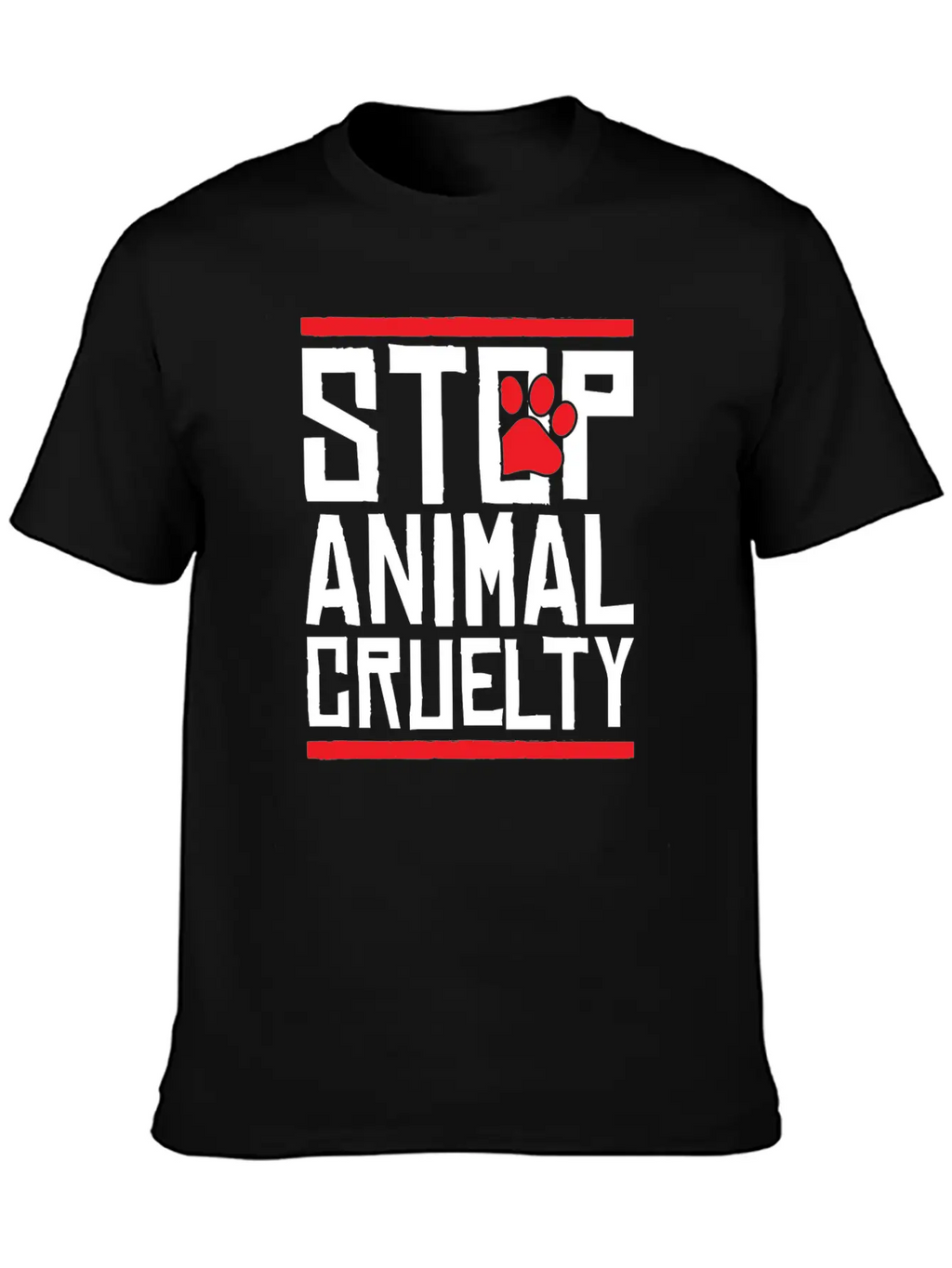 Animals Stop Brutality Cool Gift Unisex Casual T-Shirt – Clean Design For Daily Comfort