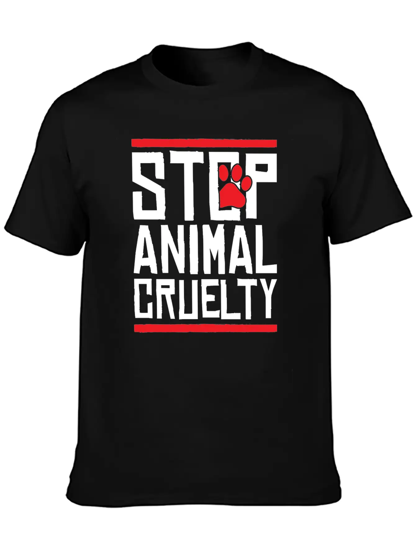 Animals Stop Brutality Cool Gift Unisex Casual T-Shirt – Clean Design For Daily Comfort