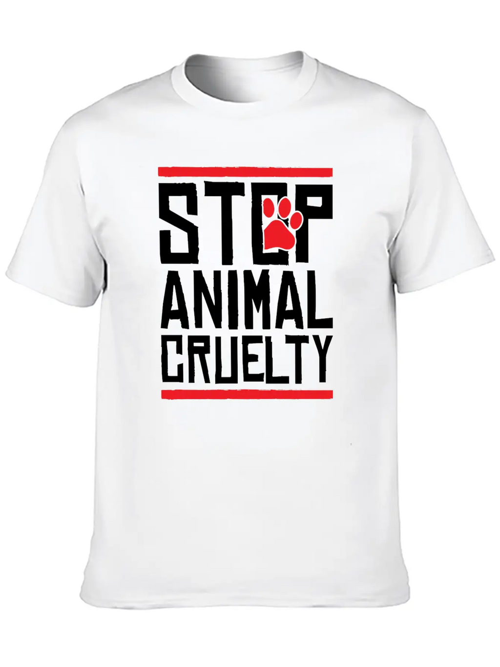 Animals Stop Brutality Cool Gift Unisex Casual T-Shirt – Clean Design For Daily Comfort
