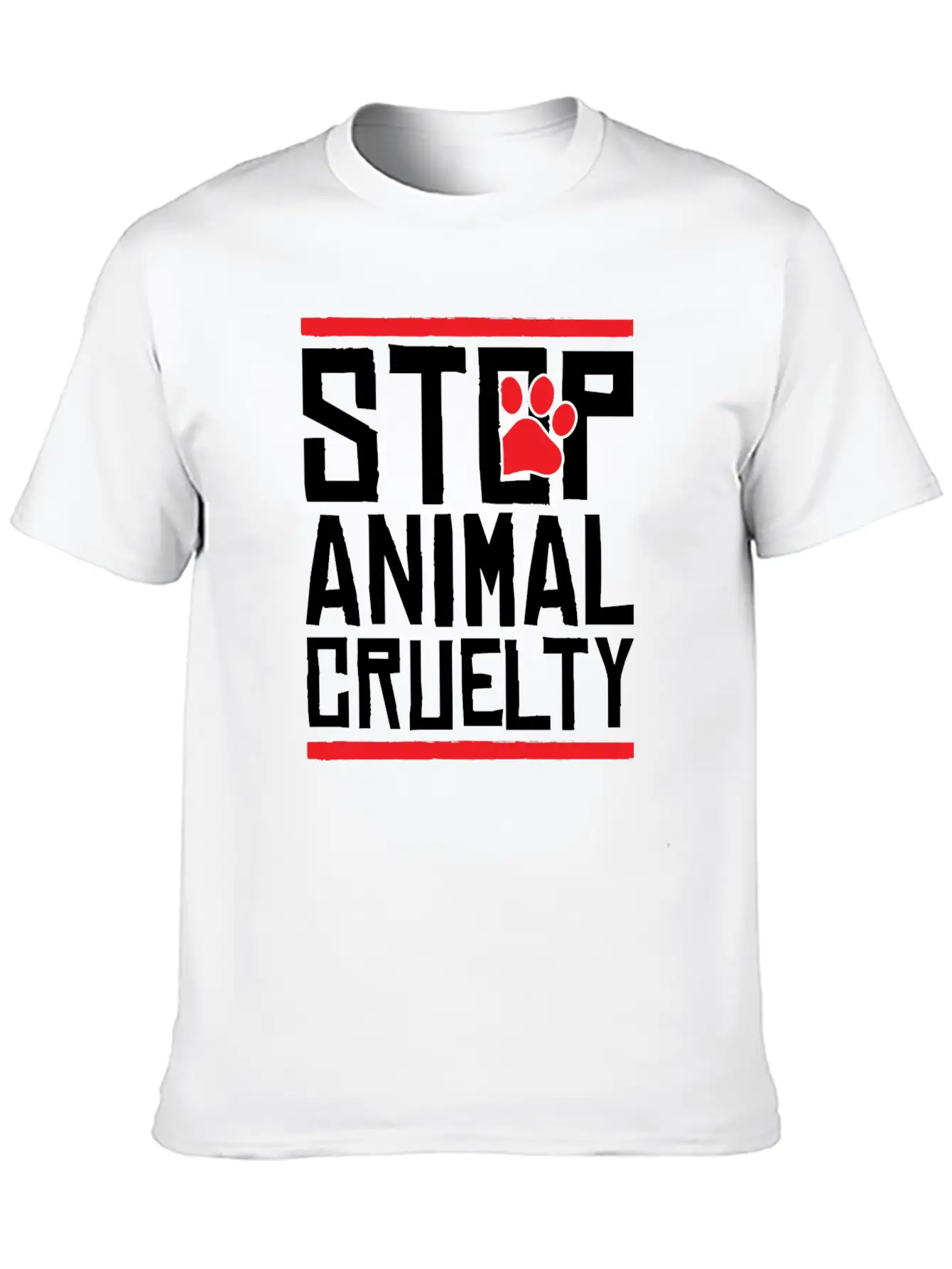 Animals Stop Brutality Cool Gift Unisex Casual T-Shirt – Clean Design For Daily Comfort