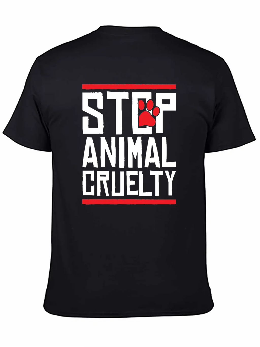Animals Stop Brutality Cool Gift Unisex Casual T-Shirt – Clean Design For Daily Comfort