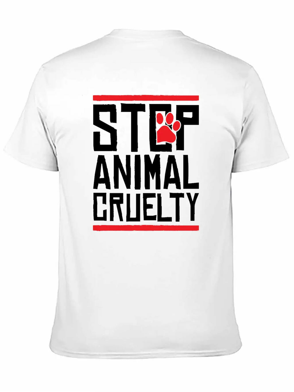 Animals Stop Brutality Cool Gift Unisex Casual T-Shirt – Clean Design For Daily Comfort