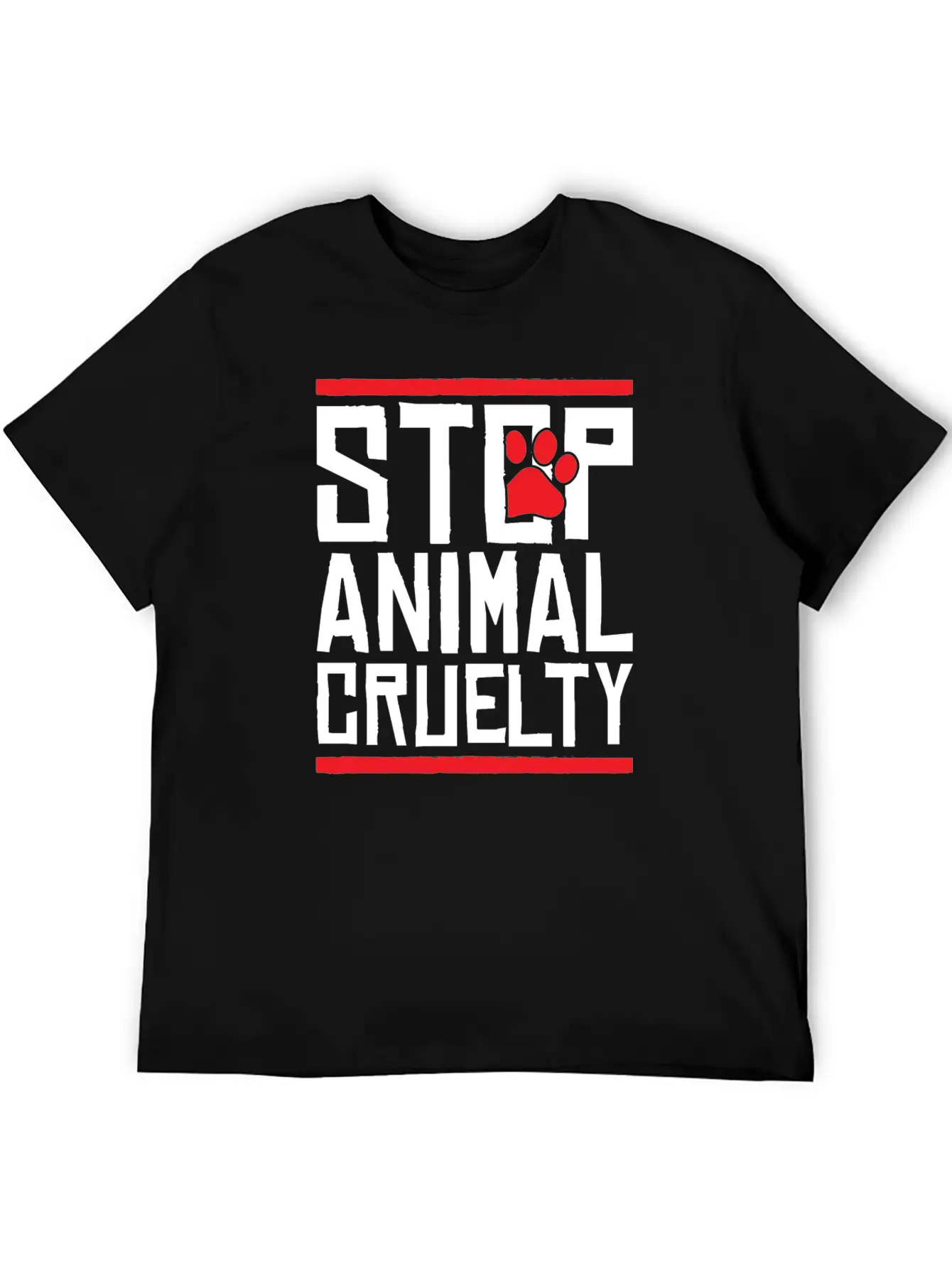 Animals Stop Brutality Cool Gift Unisex Casual T-Shirt – Clean Design For Daily Comfort