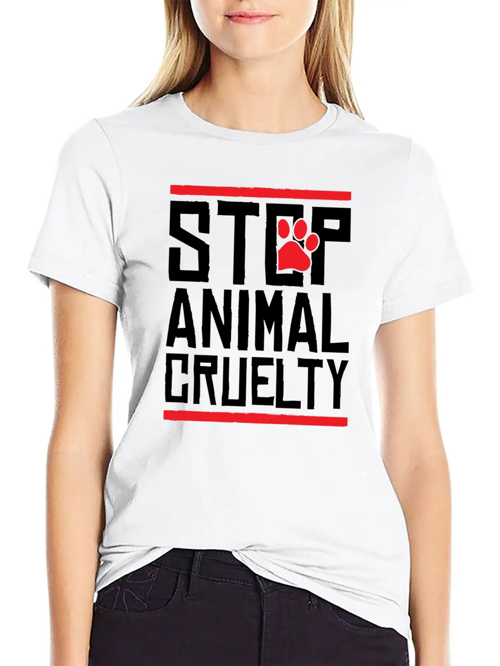 Animals Stop Brutality Cool Gift Unisex Casual T-Shirt – Clean Design For Daily Comfort