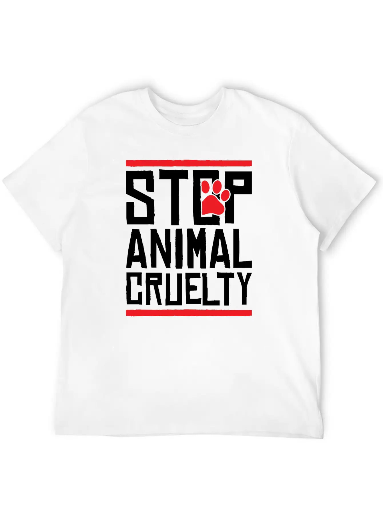 Animals Stop Brutality Cool Gift Unisex Casual T-Shirt – Clean Design For Daily Comfort