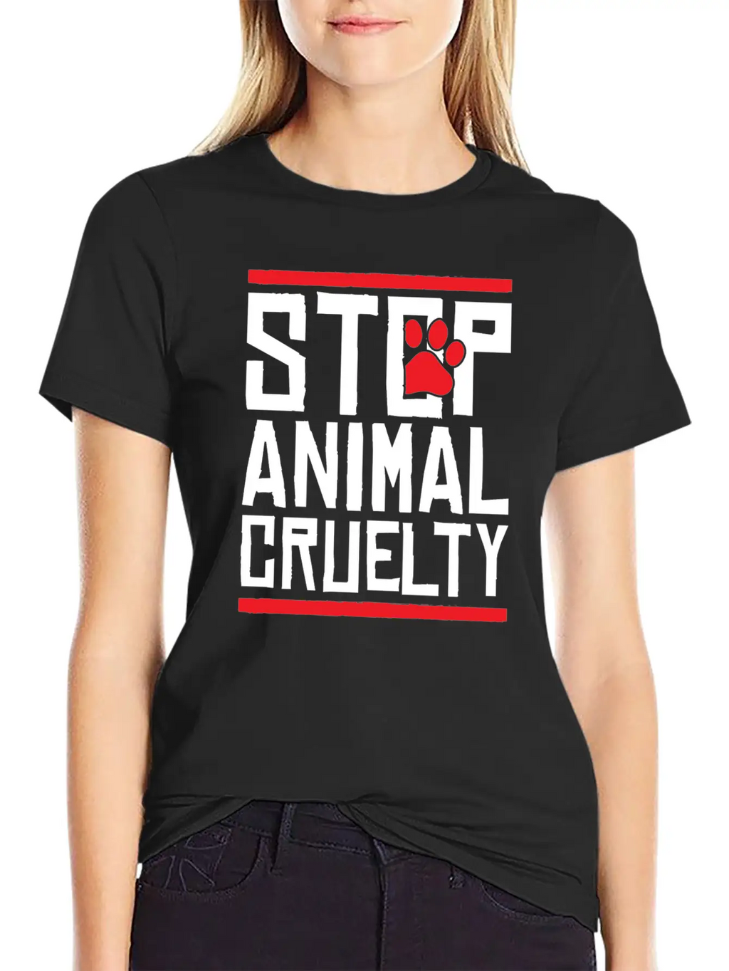 Animals Stop Brutality Cool Gift Unisex Casual T-Shirt – Clean Design For Daily Comfort