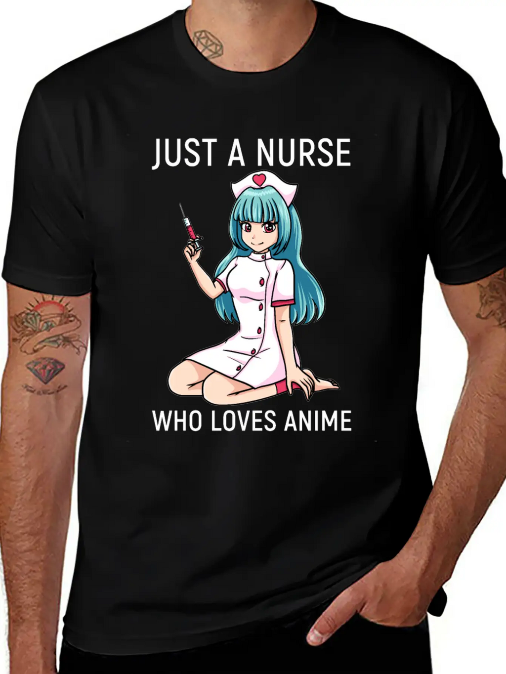 Anime Manga Kawaii Nurse Nursing Clinic Breathable Soft Cotton T-Shirt – Timeless Casual Look