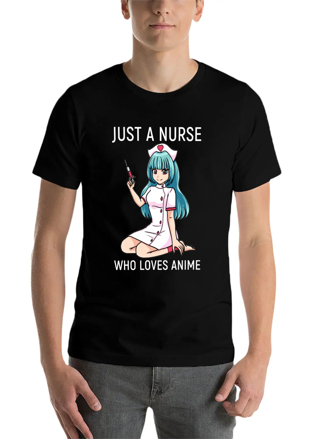 Anime Manga Kawaii Nurse Nursing Clinic Breathable Soft Cotton T-Shirt – Timeless Casual Look