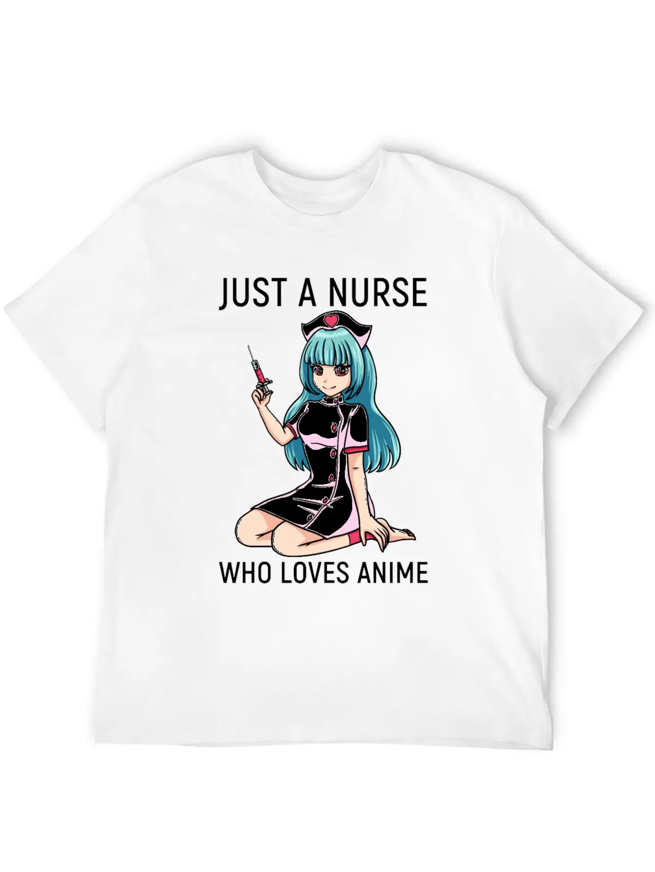 Anime Manga Kawaii Nurse Nursing Clinic Breathable Soft Cotton T-Shirt – Timeless Casual Look