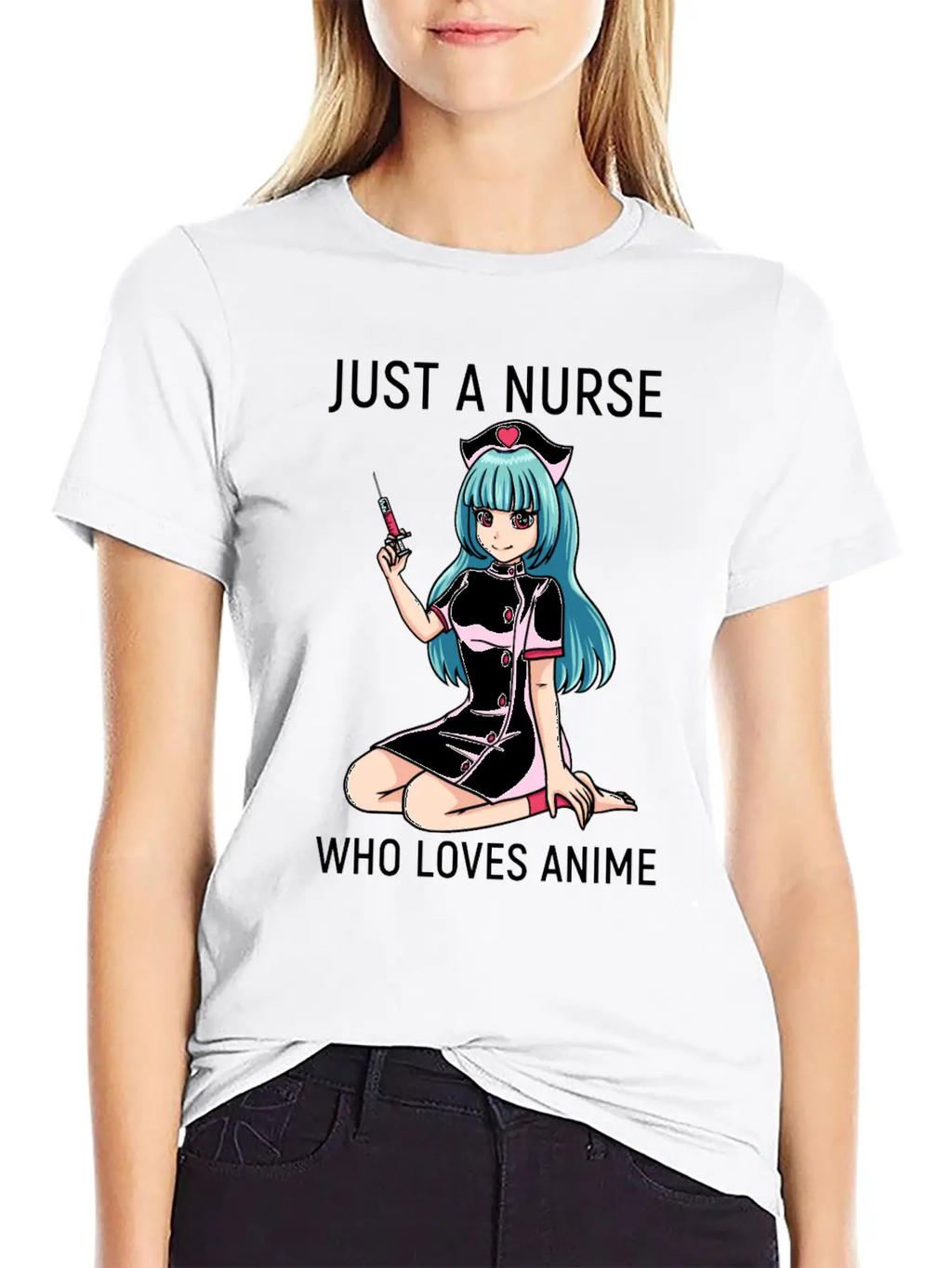 Anime Manga Kawaii Nurse Nursing Clinic Breathable Soft Cotton T-Shirt – Timeless Casual Look