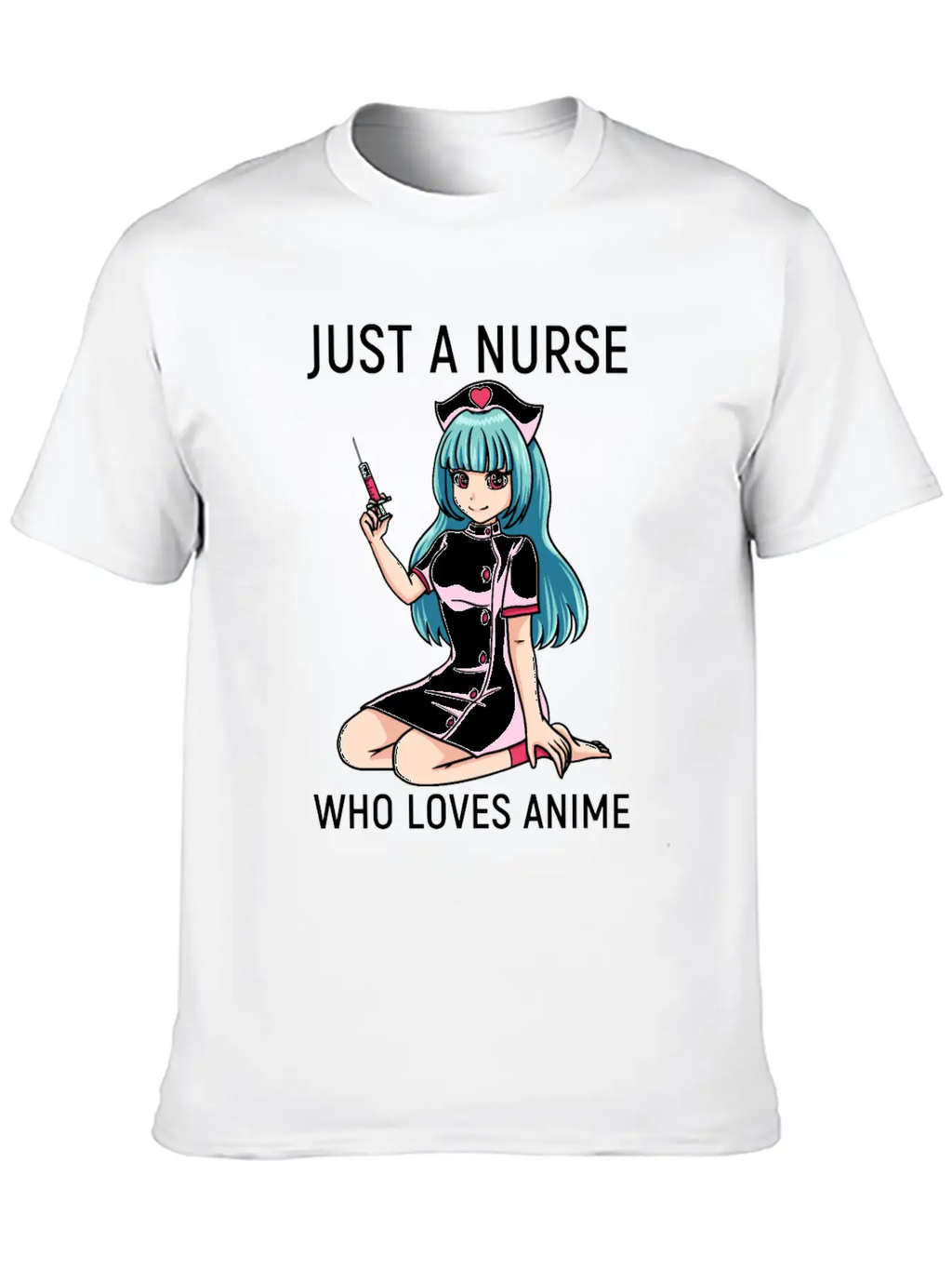 Anime Manga Kawaii Nurse Nursing Clinic Breathable Soft Cotton T-Shirt – Timeless Casual Look
