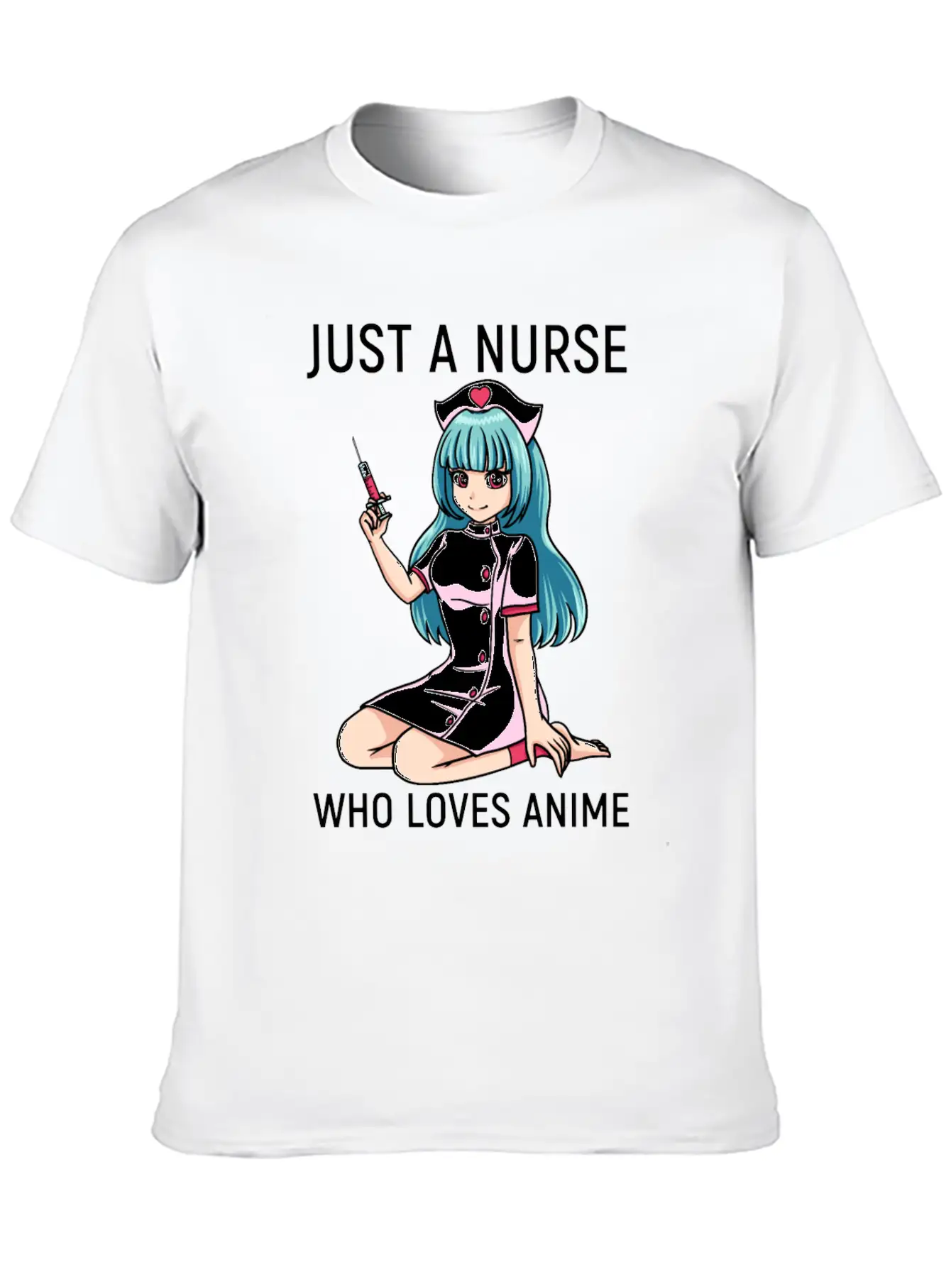 Anime Manga Kawaii Nurse Nursing Clinic Breathable Soft Cotton T-Shirt – Timeless Casual Look