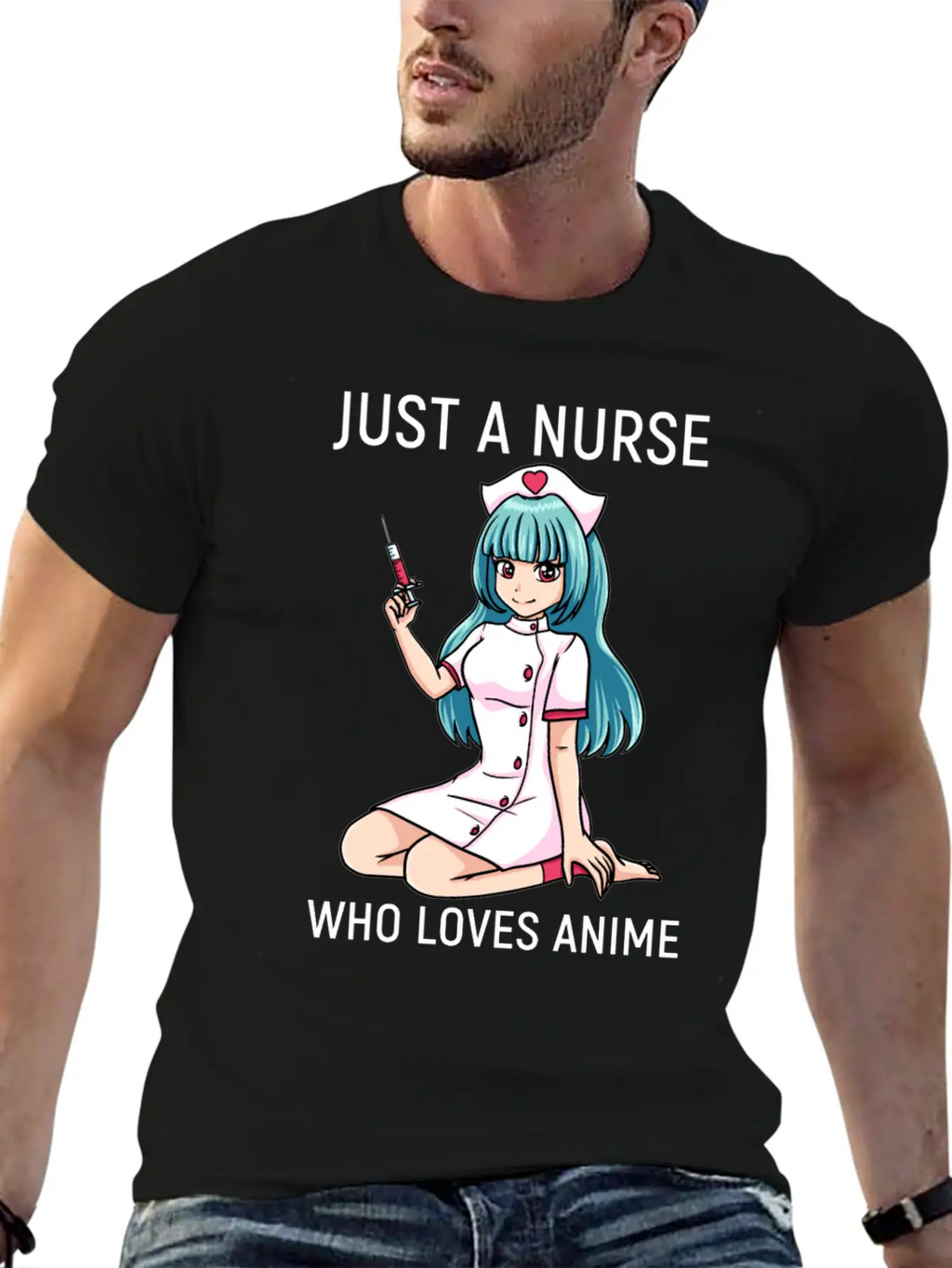 Anime Manga Kawaii Nurse Nursing Clinic Breathable Soft Cotton T-Shirt – Timeless Casual Look