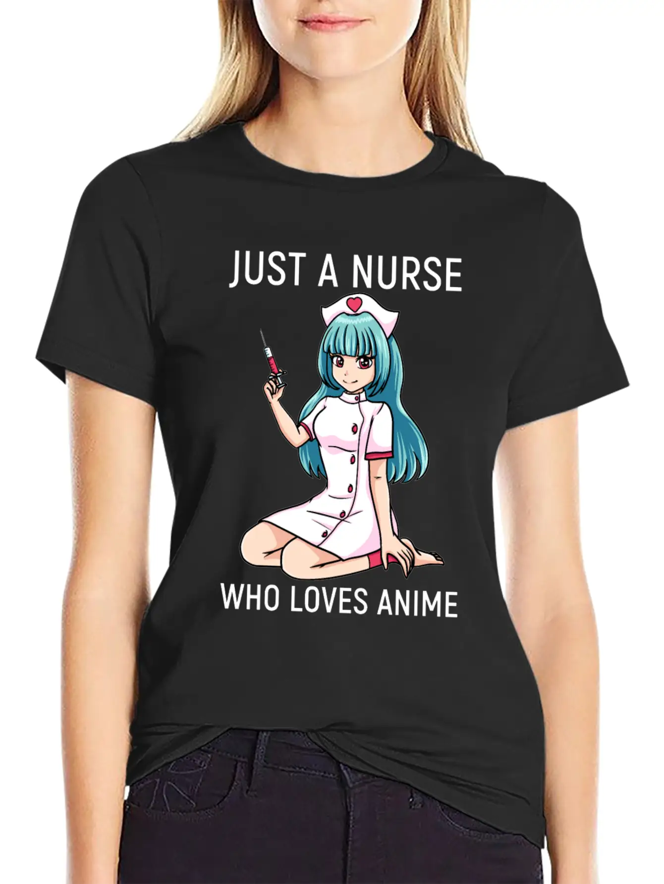 Anime Manga Kawaii Nurse Nursing Clinic Breathable Soft Cotton T-Shirt – Timeless Casual Look