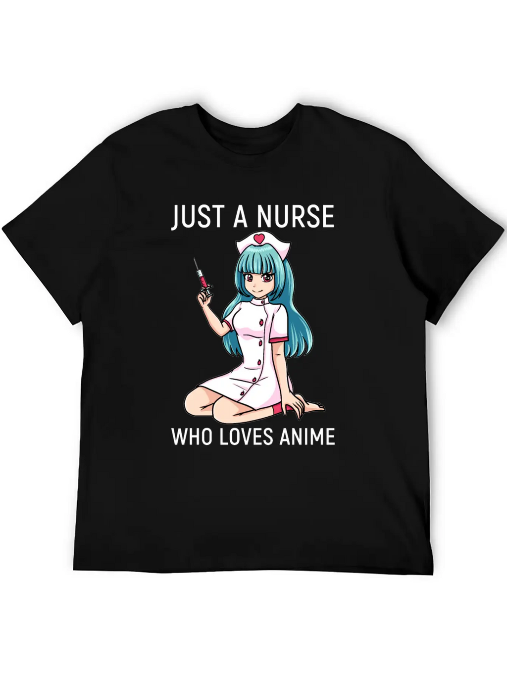 Anime Manga Kawaii Nurse Nursing Clinic Breathable Soft Cotton T-Shirt – Timeless Casual Look