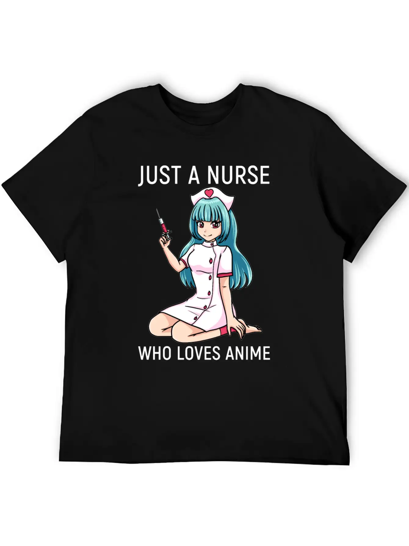 Anime Manga Kawaii Nurse Nursing Clinic Breathable Soft Cotton T-Shirt – Timeless Casual Look
