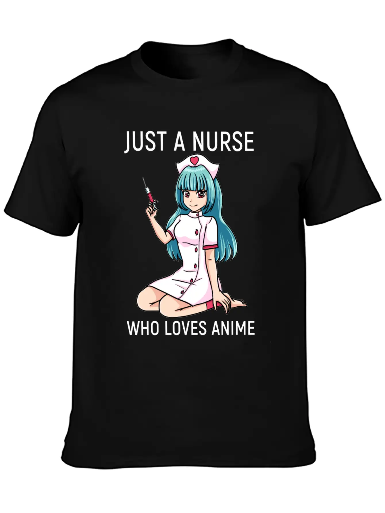 Anime Manga Kawaii Nurse Nursing Clinic Breathable Soft Cotton T-Shirt – Timeless Casual Look